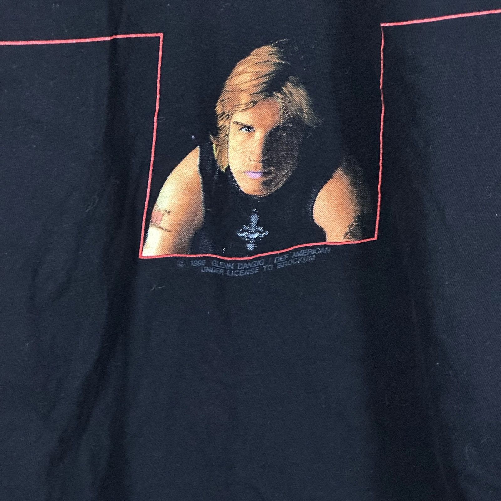 Band Tees × Vintage Vintage Danzig Band Shirt Size Large 1990 21.5x27 Size US L / EU 52-54 / 3 - 4 Thumbnail