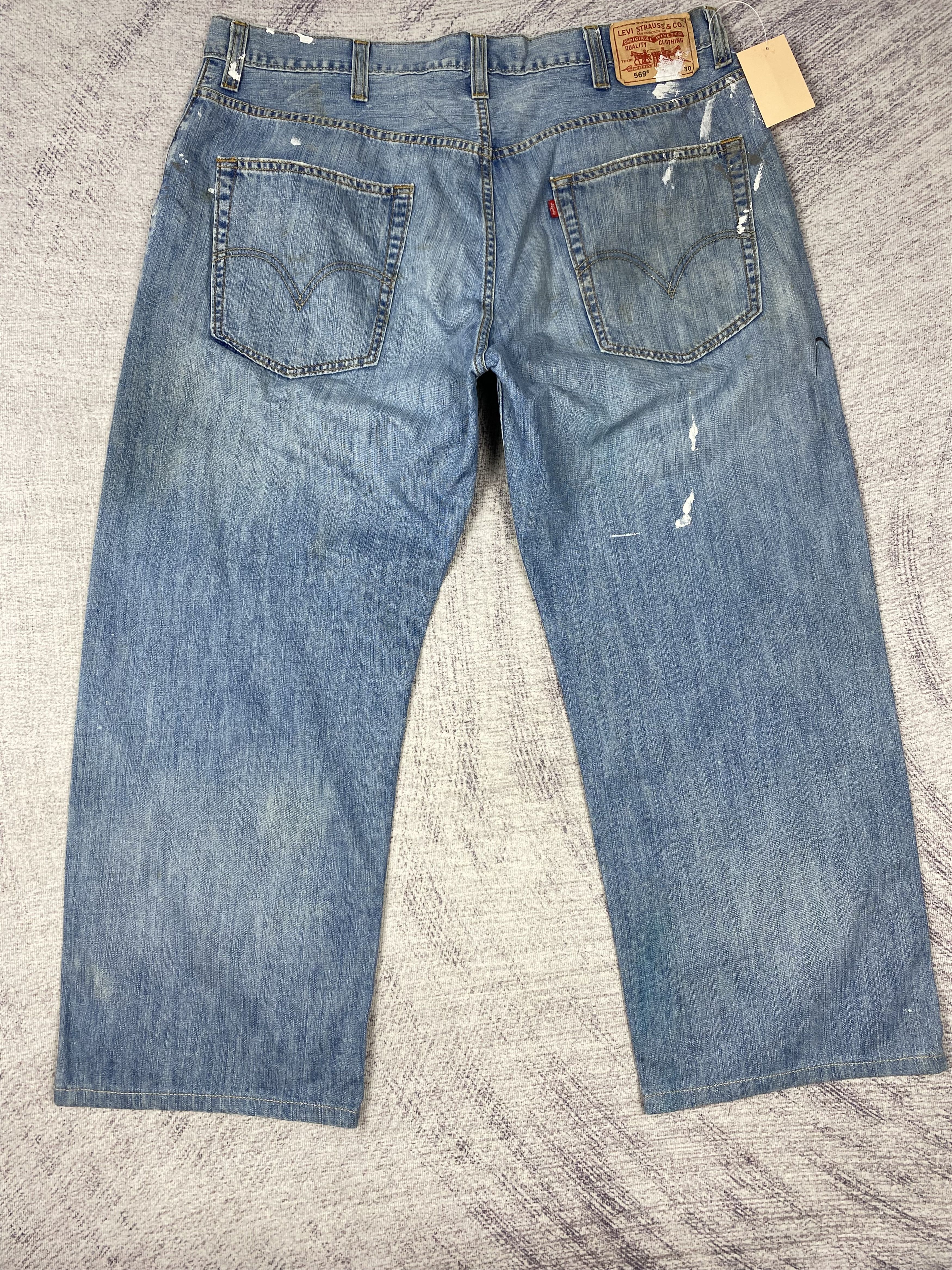 Vintage Vintage Levi's 569 Loose Straight Light Blue Denim PT0480 Size US 38 / EU 54 - 9 Thumbnail