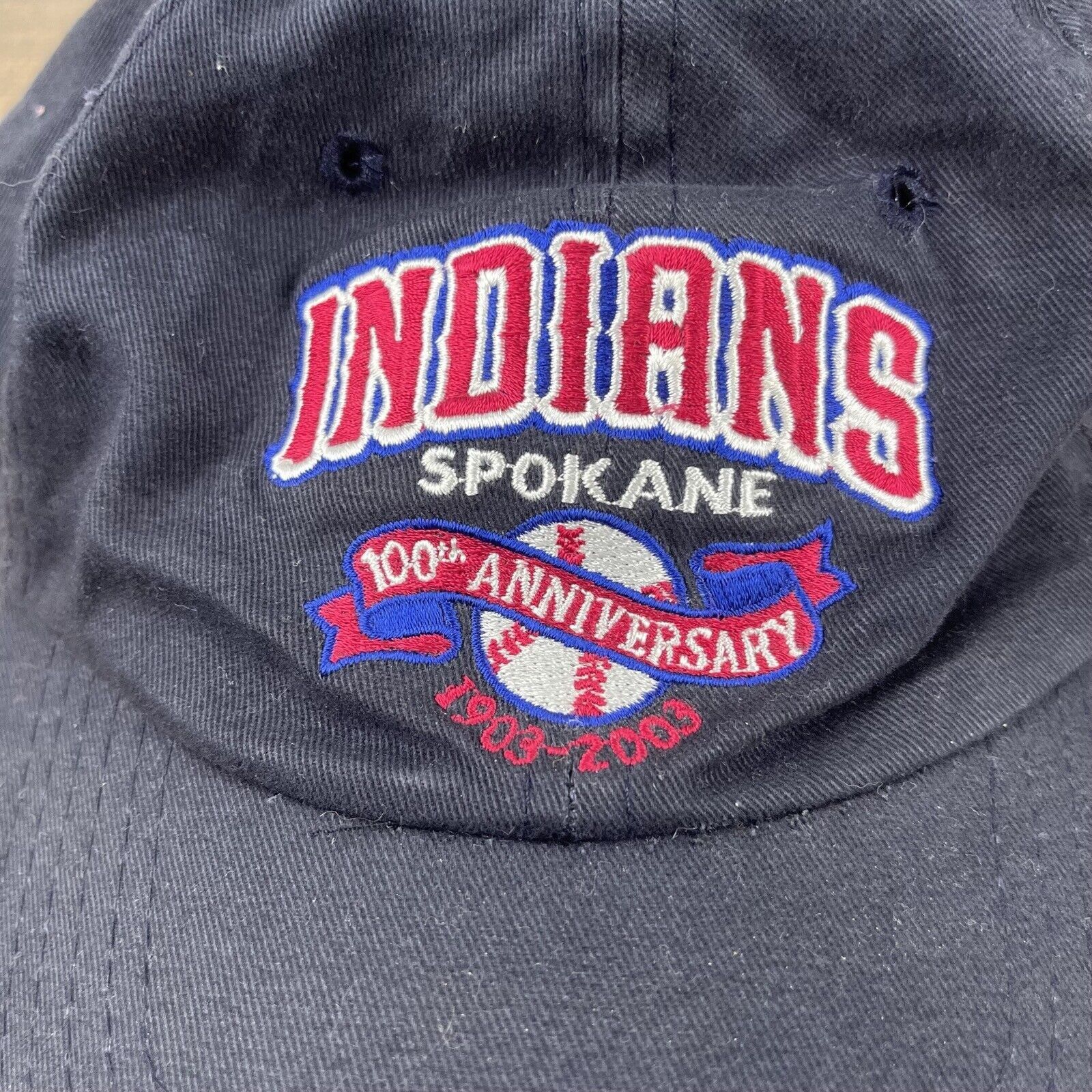 Other Spokane Indians Hat Spokane Indians Blue Hat Adjustable Blue Size ONE SIZE - 9 Thumbnail