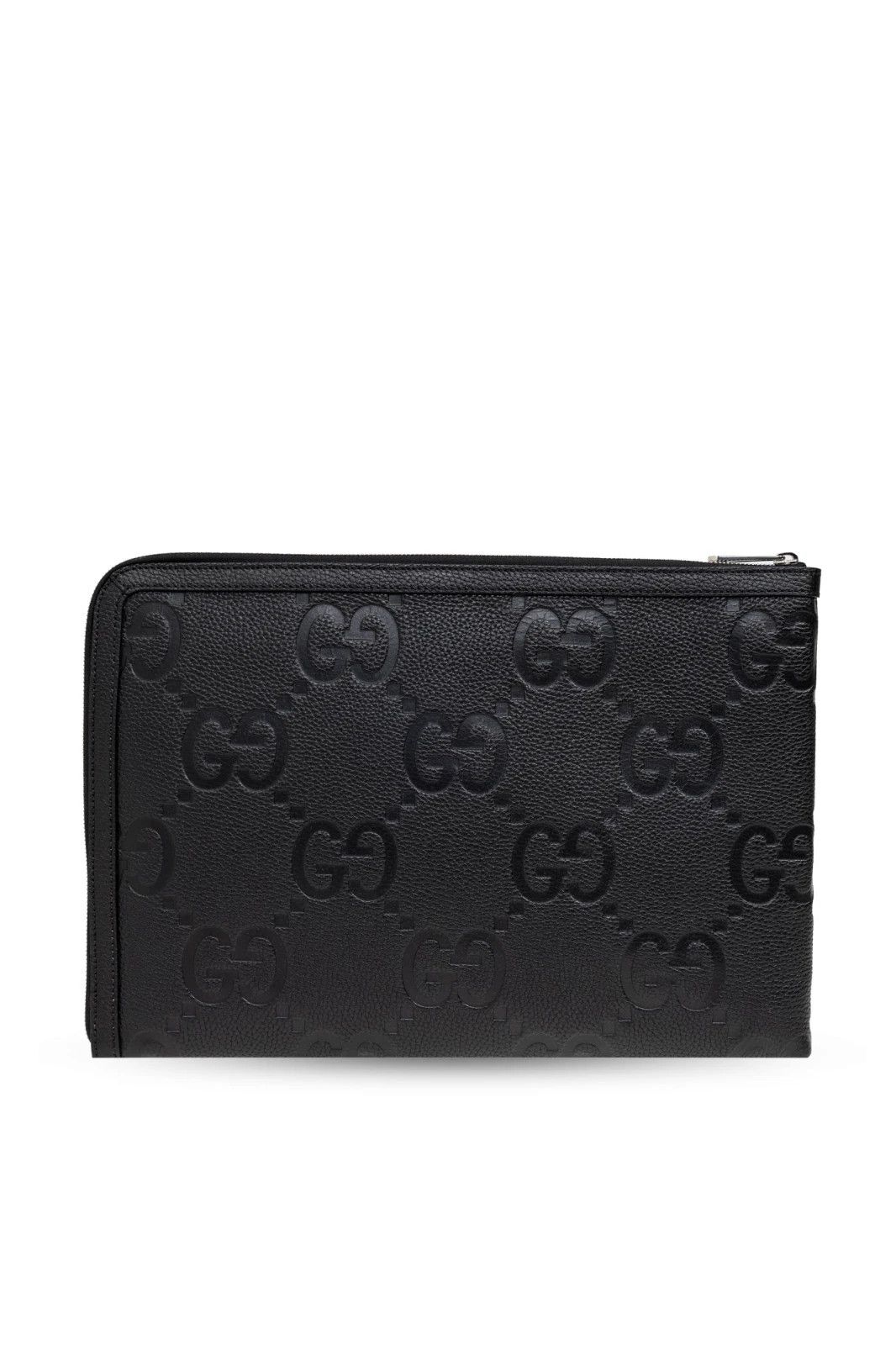 Gucci GUCCI Medium Black Jumbo GG Leather Document Case New Size ONE SIZE - 2 Thumbnail