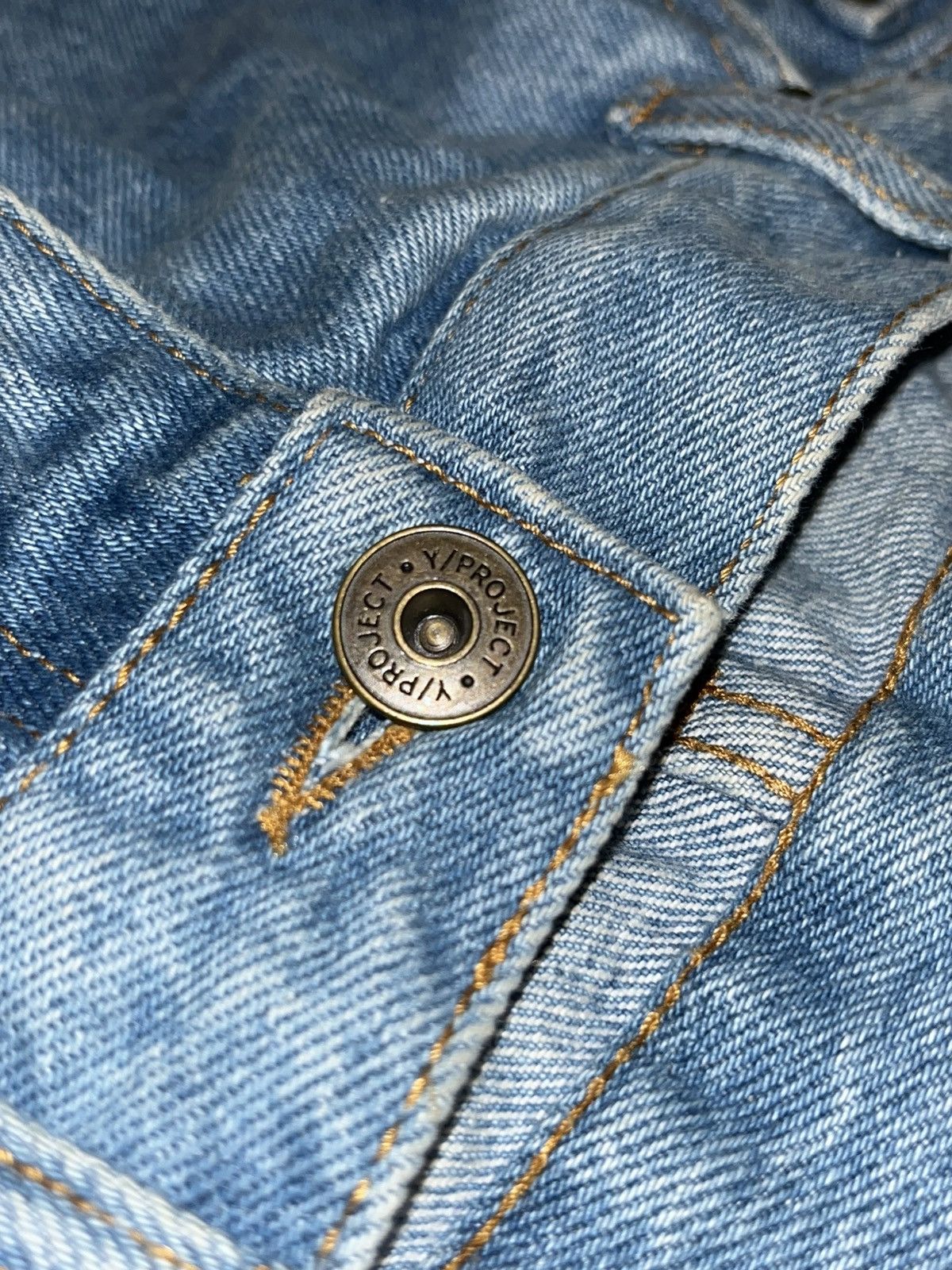 Y/Project Y/Project Distorted Baggy Denim Jeans Size US 32 / EU 48 - 4 Thumbnail