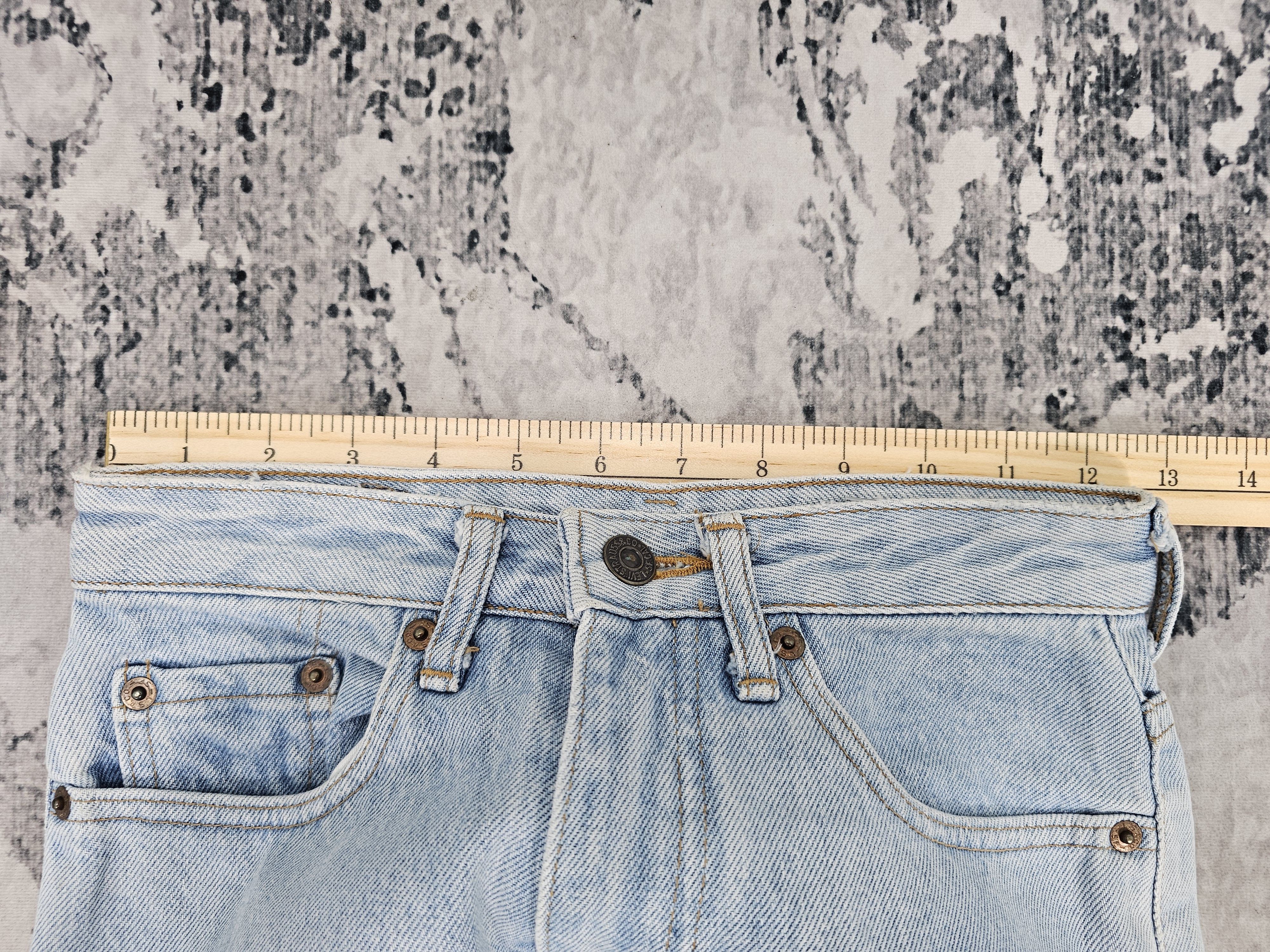 Levi's Vintage Clothing Vtg LEVIS W515 Sun Faded Light Blue High Rise Jeans L0548 Size 25" / US 0 / IT 36 - 15 Thumbnail
