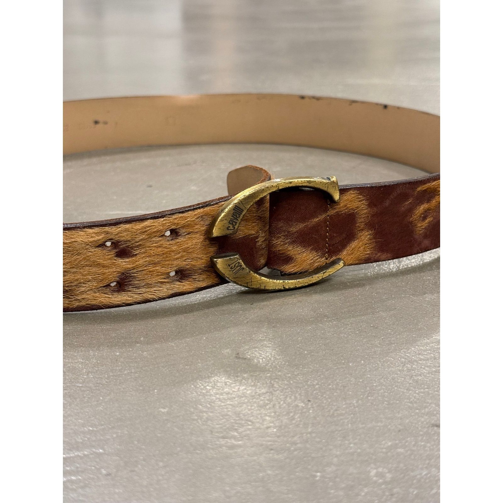 Roberto Cavalli 2000s Cavalli pony hair belt Size ONE SIZE - 2 Thumbnail