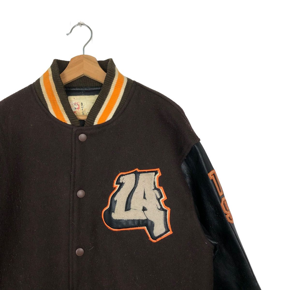 Japanese Brand 💥RARE VINTAGE VARSITY JACKET CONART LEATHER BIG LOGO Size US M / EU 48-50 / 2 - 6 Thumbnail