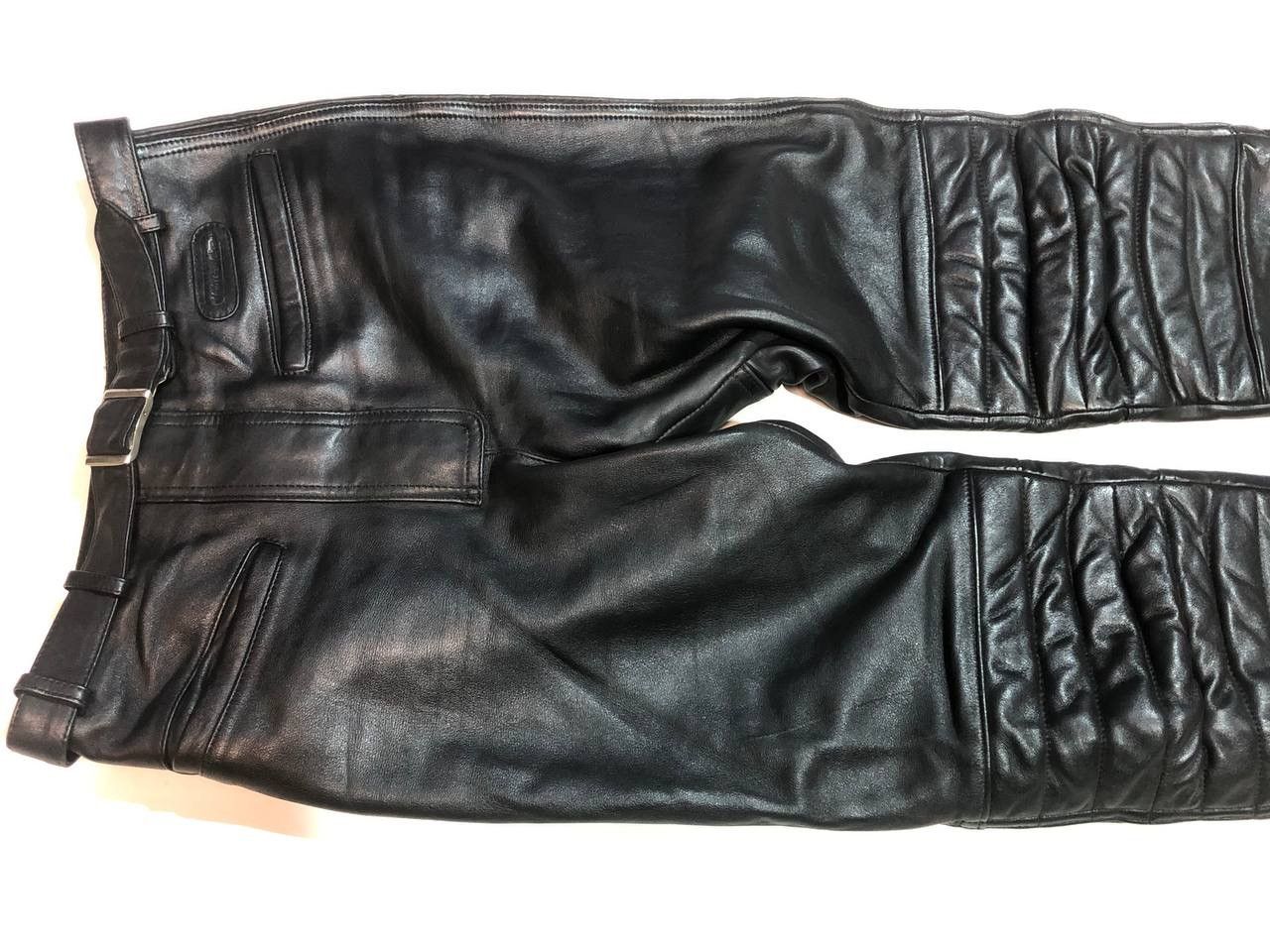 Hein Gericke × Vintage Hein Gericke Vintage Racing Moto Leather Pants Size US 29 - 5 Thumbnail