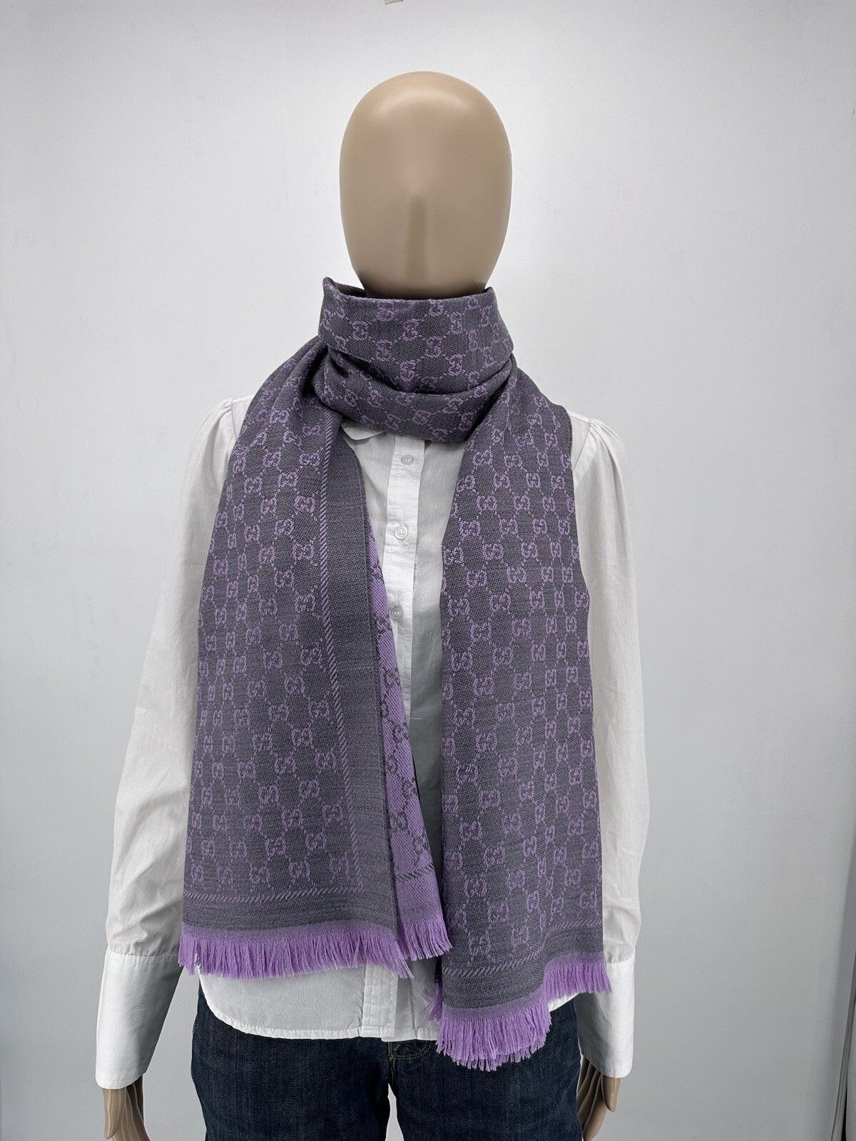 Gucci New Gucci Scarf Size-48x180cm Size ONE SIZE - 2 Thumbnail