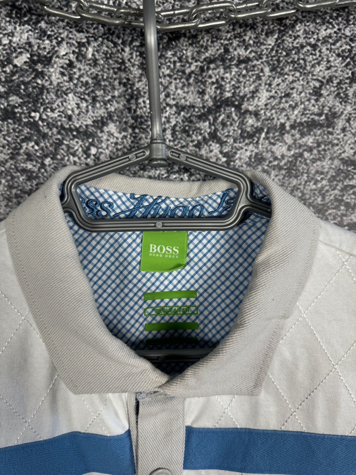Hugo Boss BOSS Hugo Boss Long Sleeve Polo Shirt Golf Championship Sz L Size US L / EU 52-54 / 3 - 8 Thumbnail