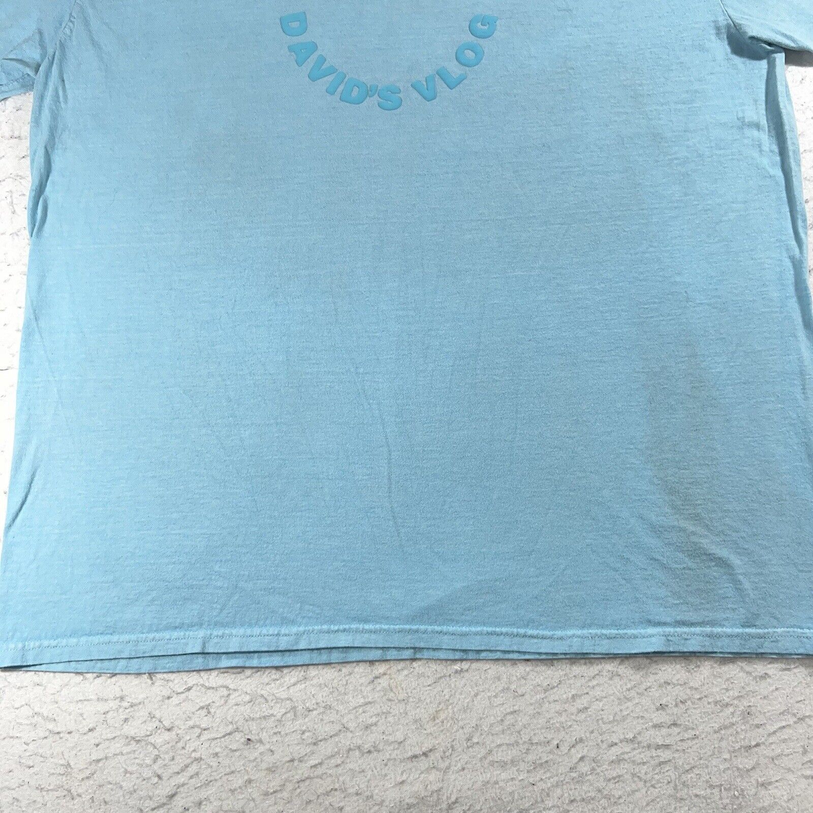 Other David's Vlog XXL Light Blue David Dobrick Graphic T Shirt Size US XXL / EU 58 / 5 - 6 Thumbnail