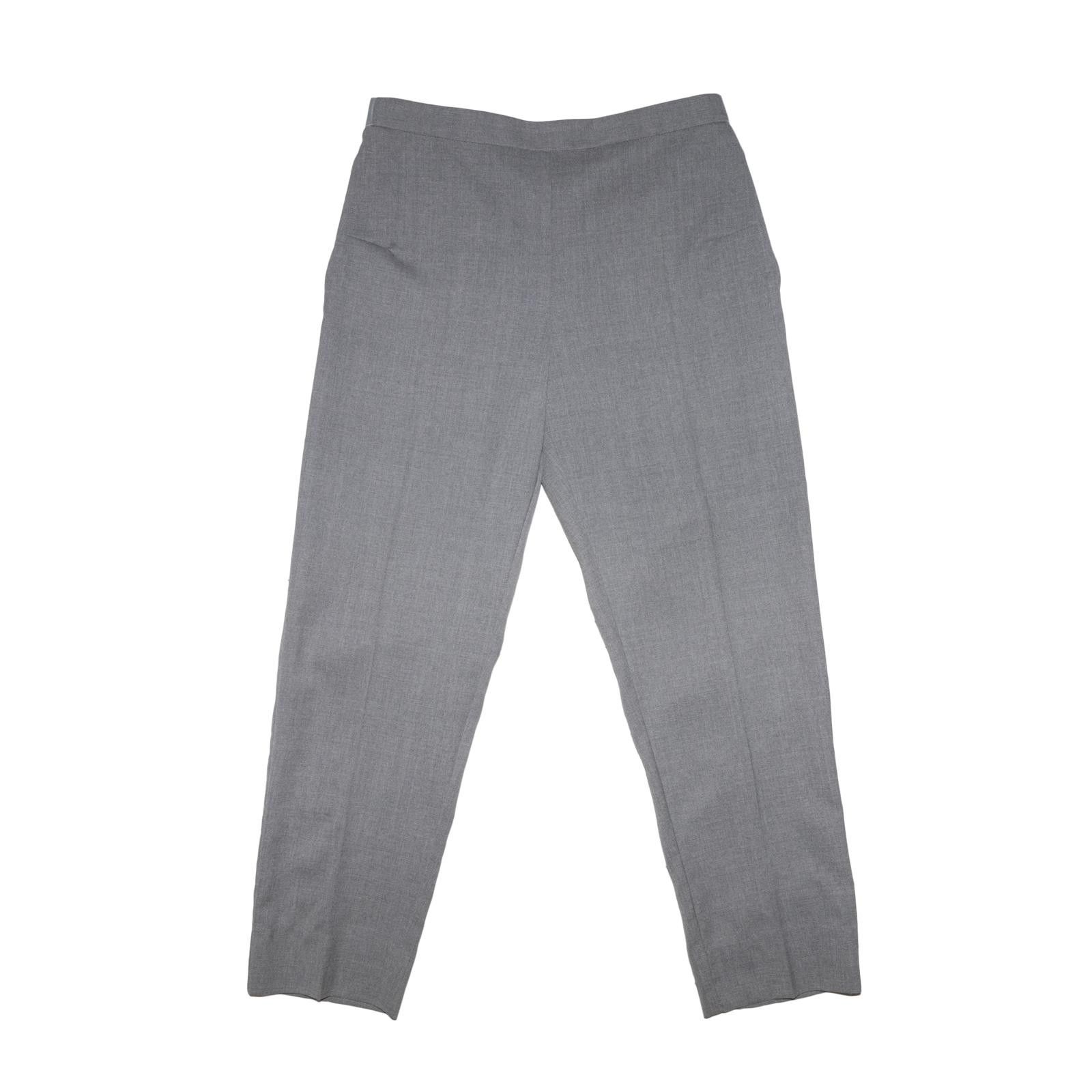 Maison Margiela Maison Margiela 4 FW 2015 Women's Grey Wool Trousers Size 27" / US 4 / IT 40 - 1 Thumbnail