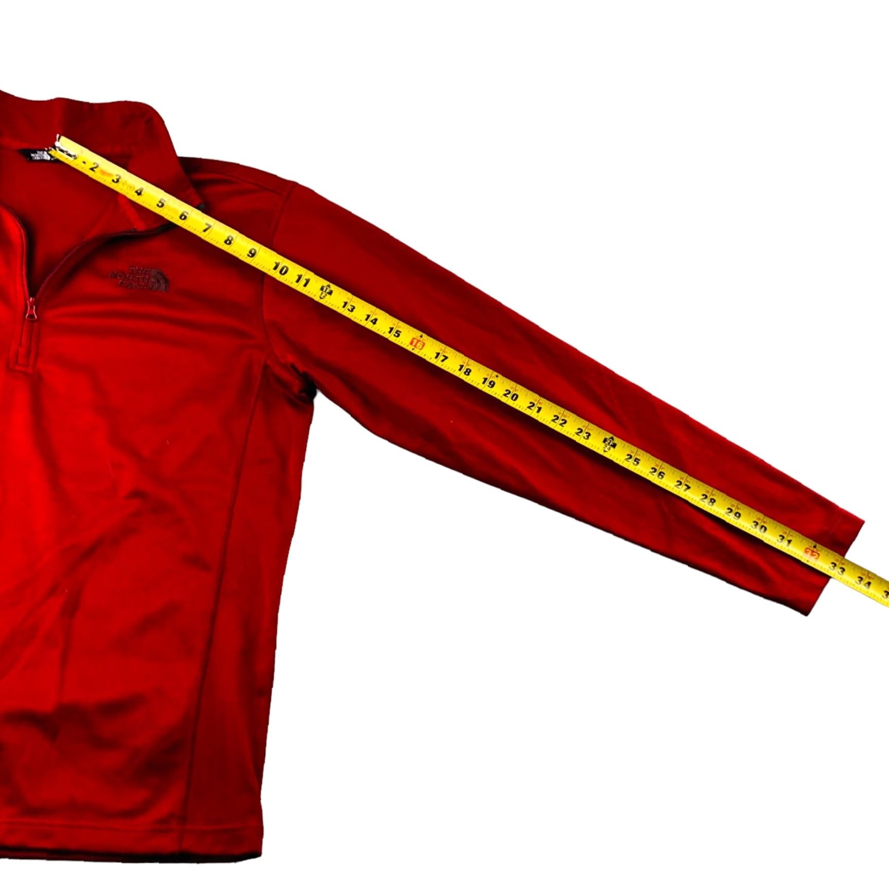 The North Face The North Face Performance Jacket Mens Red 1/4 Zip Medium Regular Polyester Activewear Size US M / EU 48-50 / 2 - 7 Thumbnail