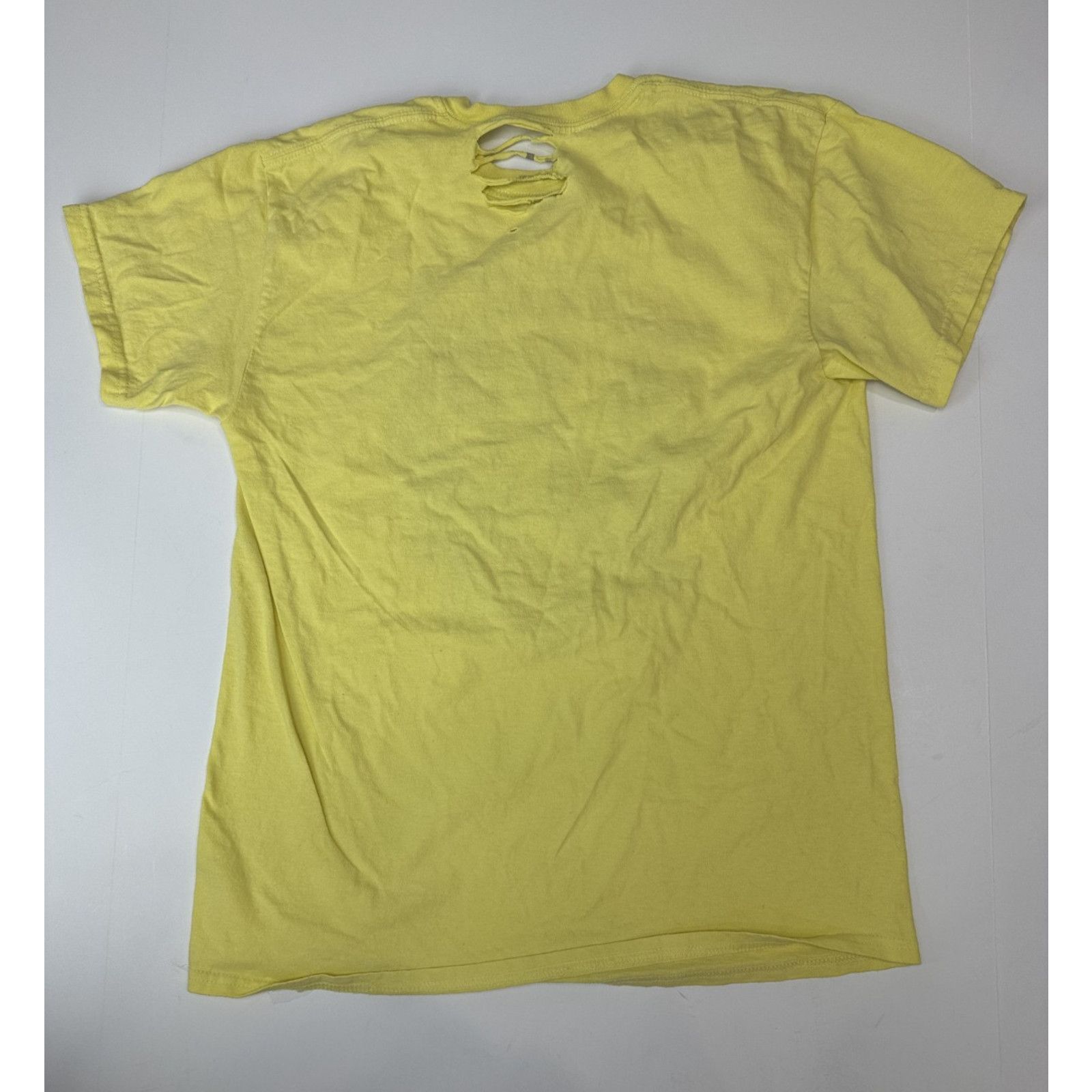 Other TLC Tee Shirt Yellow Lisa Lopes Distressed 90s Medium Size M / US 6-8 / IT 42-44 - 2 Thumbnail