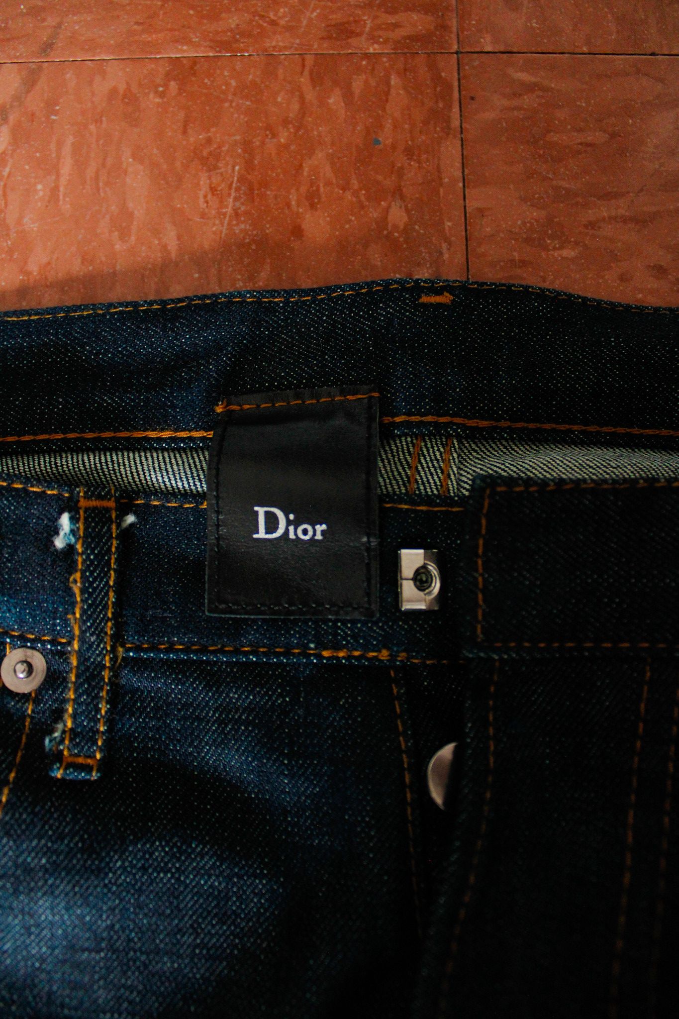 Hedi Slimane Dior Homme 2002 Custom-Order Japanese Denim Jeans Size US 30 / EU 46 - 3 Thumbnail