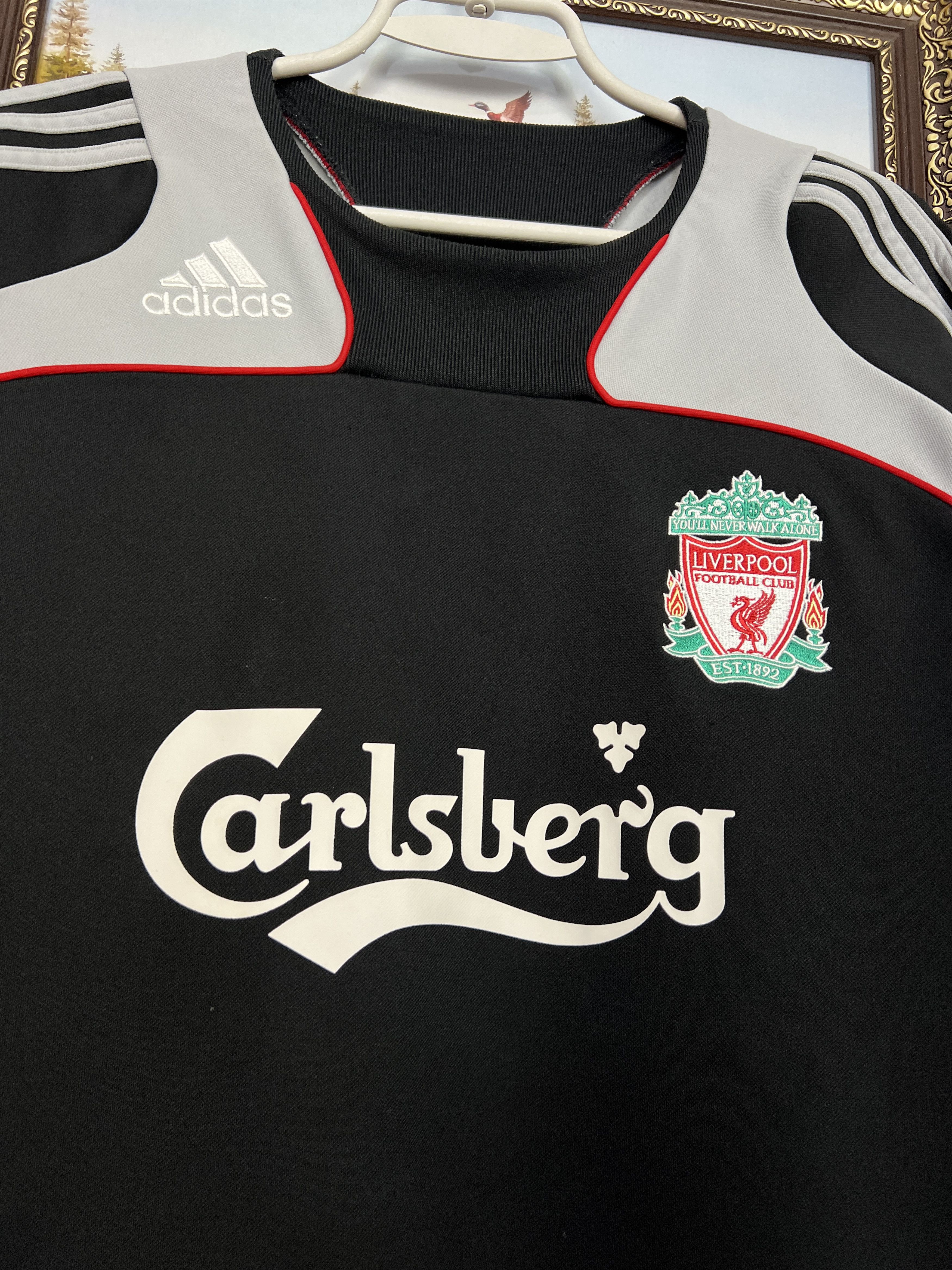Adidas Liverpool Football Sweatshirt Soccer Track Top Crewneck Size US L / EU 52-54 / 3 - 3 Thumbnail