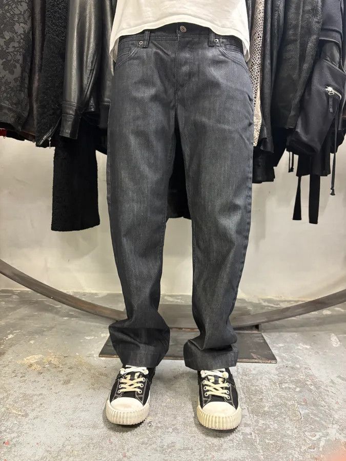 Dolce & Gabbana × Vintage 2000s Dolce & Gabbana Navy Brut Denim Jeans Size US 31 - 2 Thumbnail