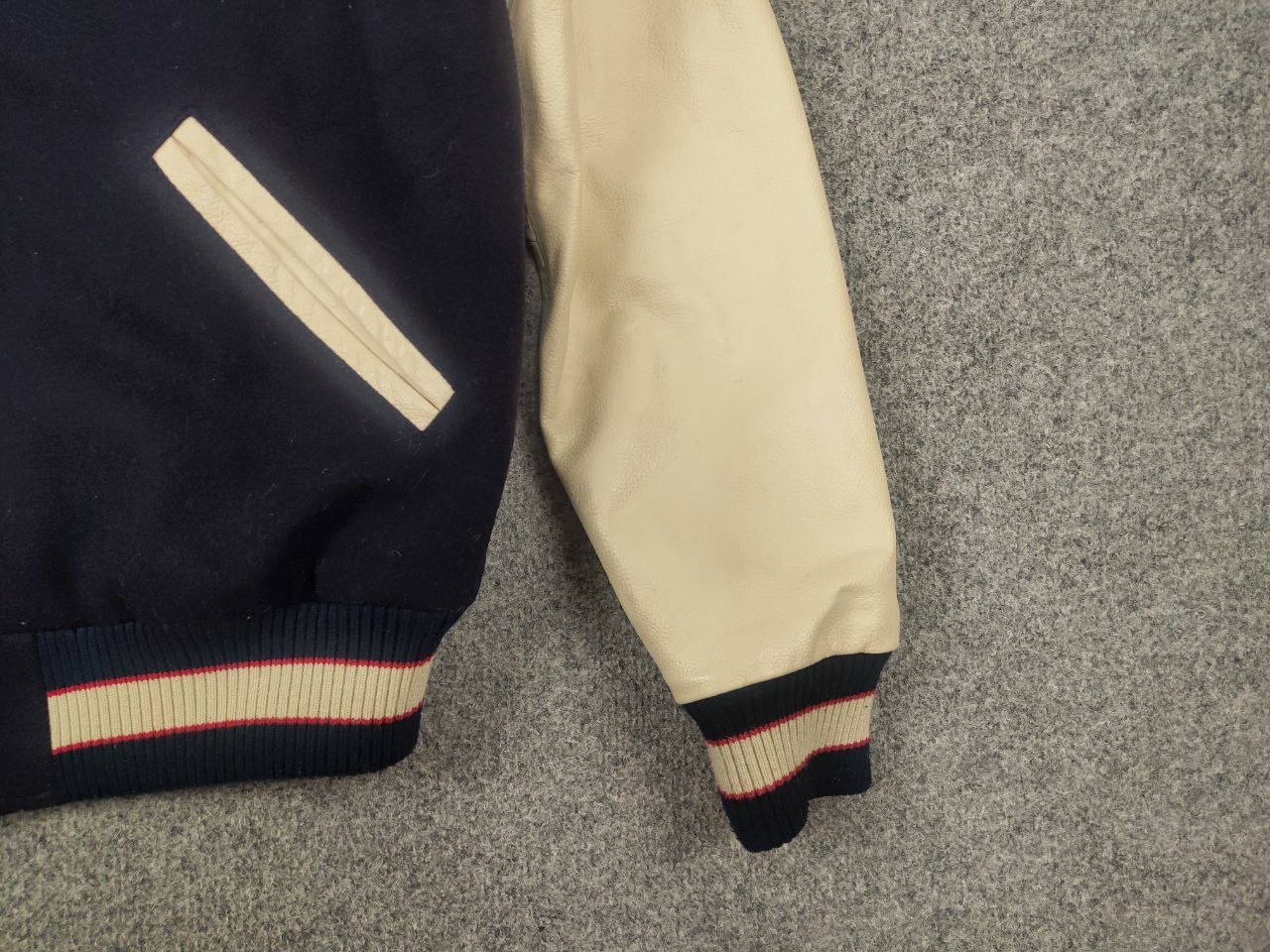 Franklin & Marshall Vintage Franklin & Marshall Varsity Wool Bomber Jacket Size US L / EU 52-54 / 3 - 6 Thumbnail
