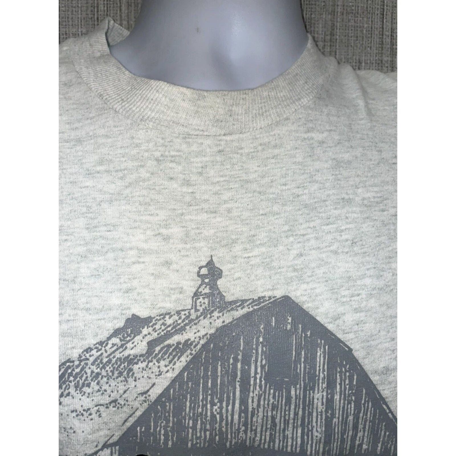 Fruit Of The Loom VINTAGE Fruit of the Loom T-Shirt Men XL Cotton Stitch Tractor Graphic USA Gray Size US XL / EU 56 / 4 - 2 Thumbnail