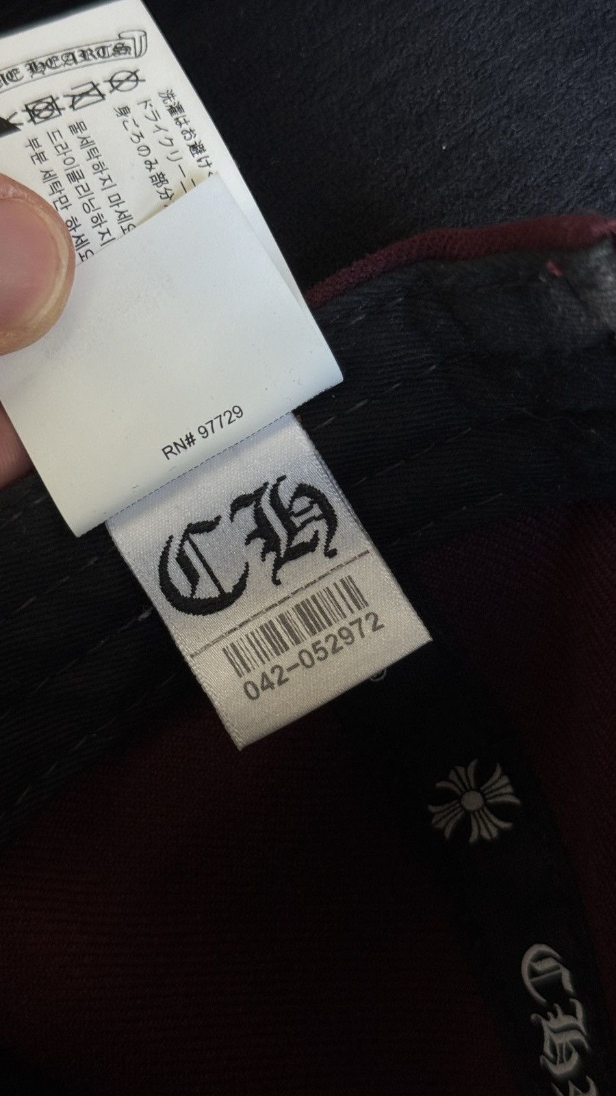 Chrome Hearts RARE! Chrome Hearts CH Logo Baseball Hat Size ONE SIZE - 6 Thumbnail