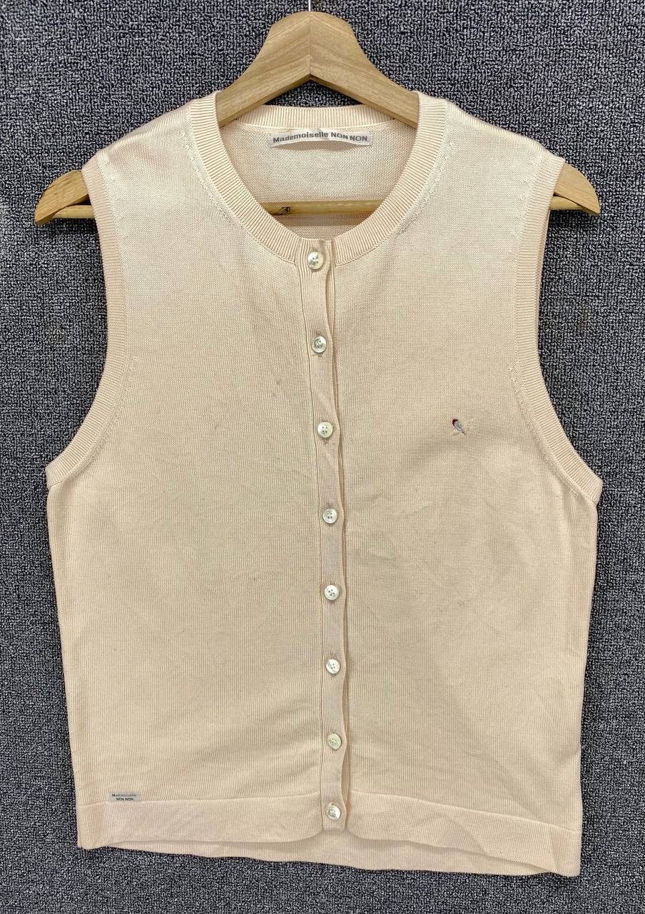 Issey Miyake Vintage Issey Miyake Mademoiselle Non Non Button Up Vest Size L / US 10 / IT 46 - 1 Thumbnail