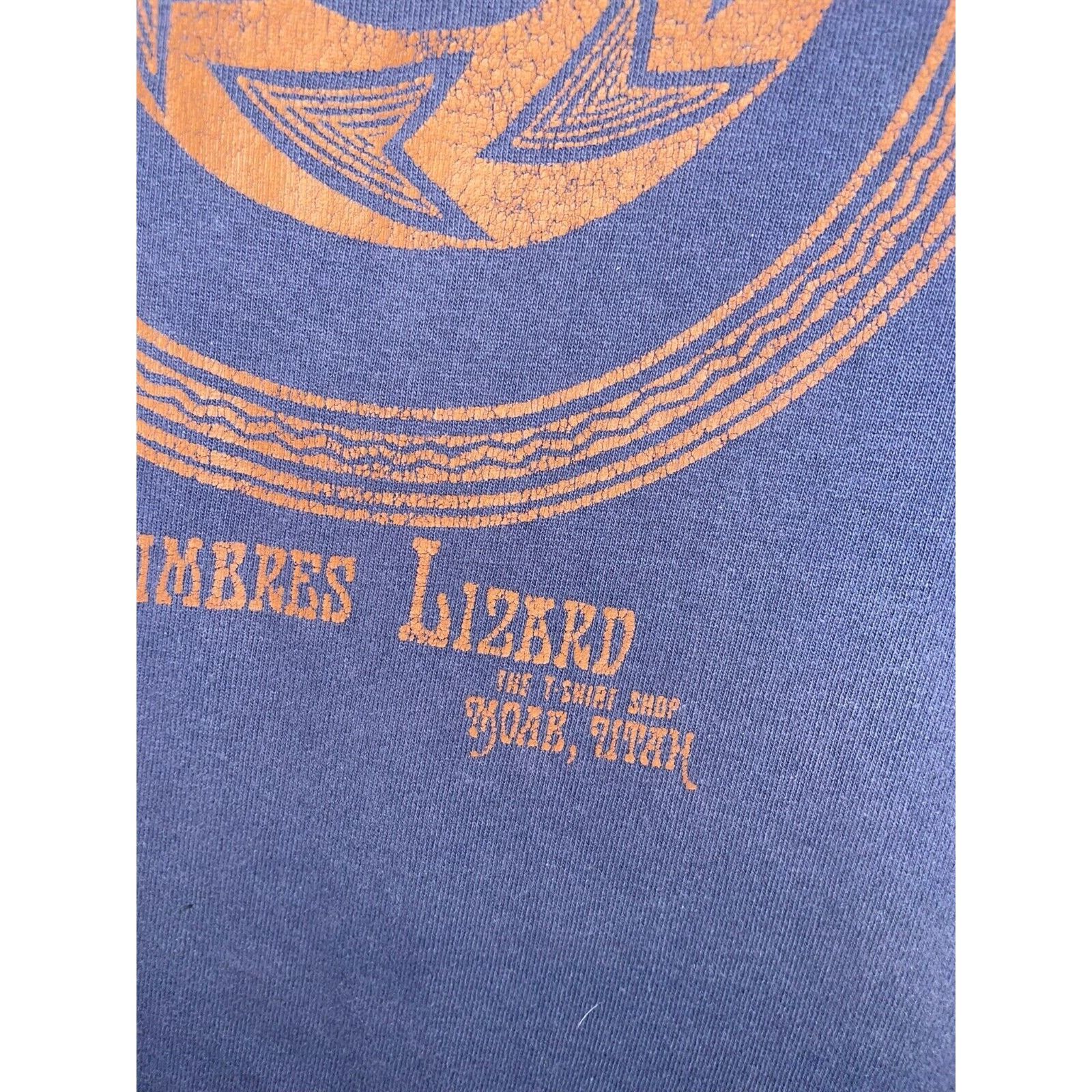 Fruit Of The Loom Vintage Moab Utah Shirt Mimbres Lizard UT Aboriginal Tee 90s Size US XXL / EU 58 / 5 - 6 Thumbnail