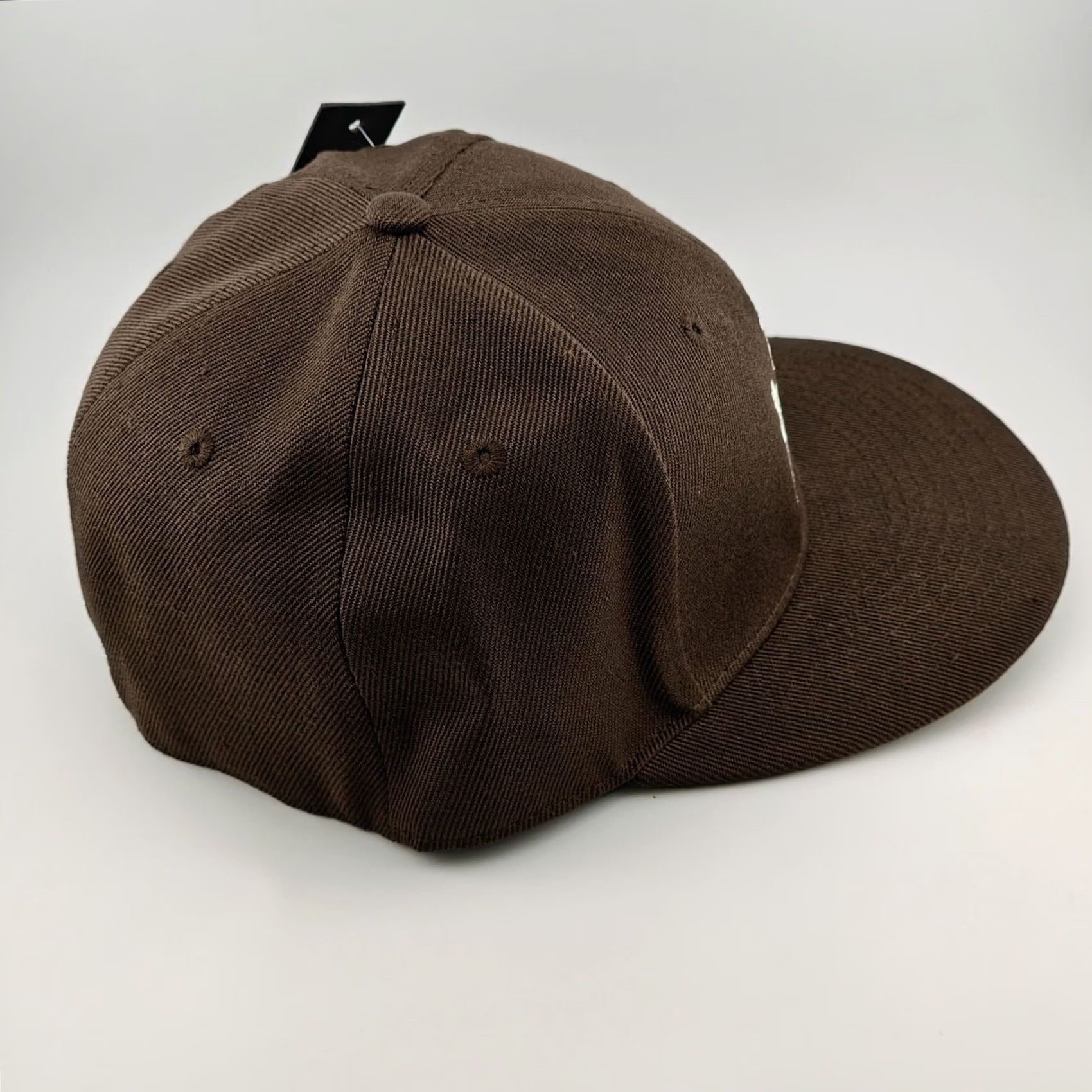 Vintage Civil Regime Flaming Rose Hat Cap Fitted Mens 7 3/8 Brown Embroidered Cotton New Size ONE SIZE - 4 Thumbnail