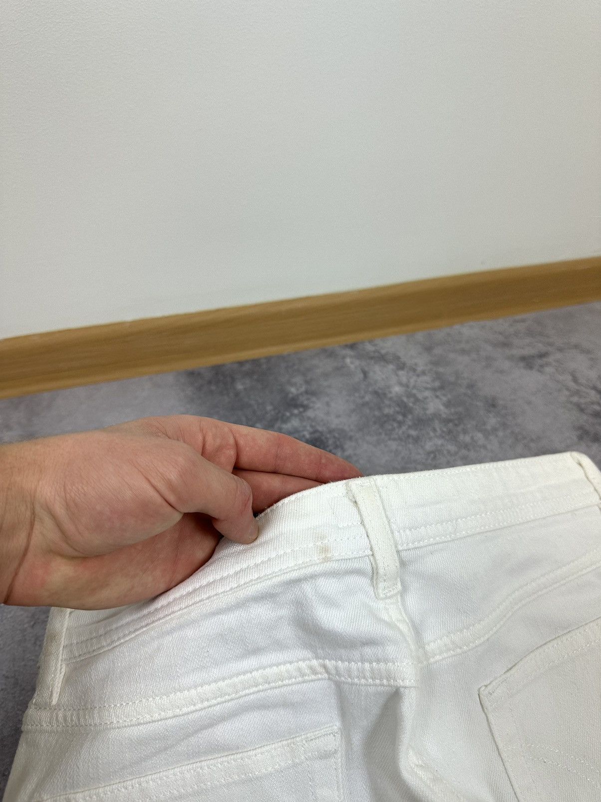 Dolce & Gabbana Vintage Dolce & Gabbana Luxury Designer White Jeans Pants Size 27" / US 4 / IT 40 - 12 Thumbnail