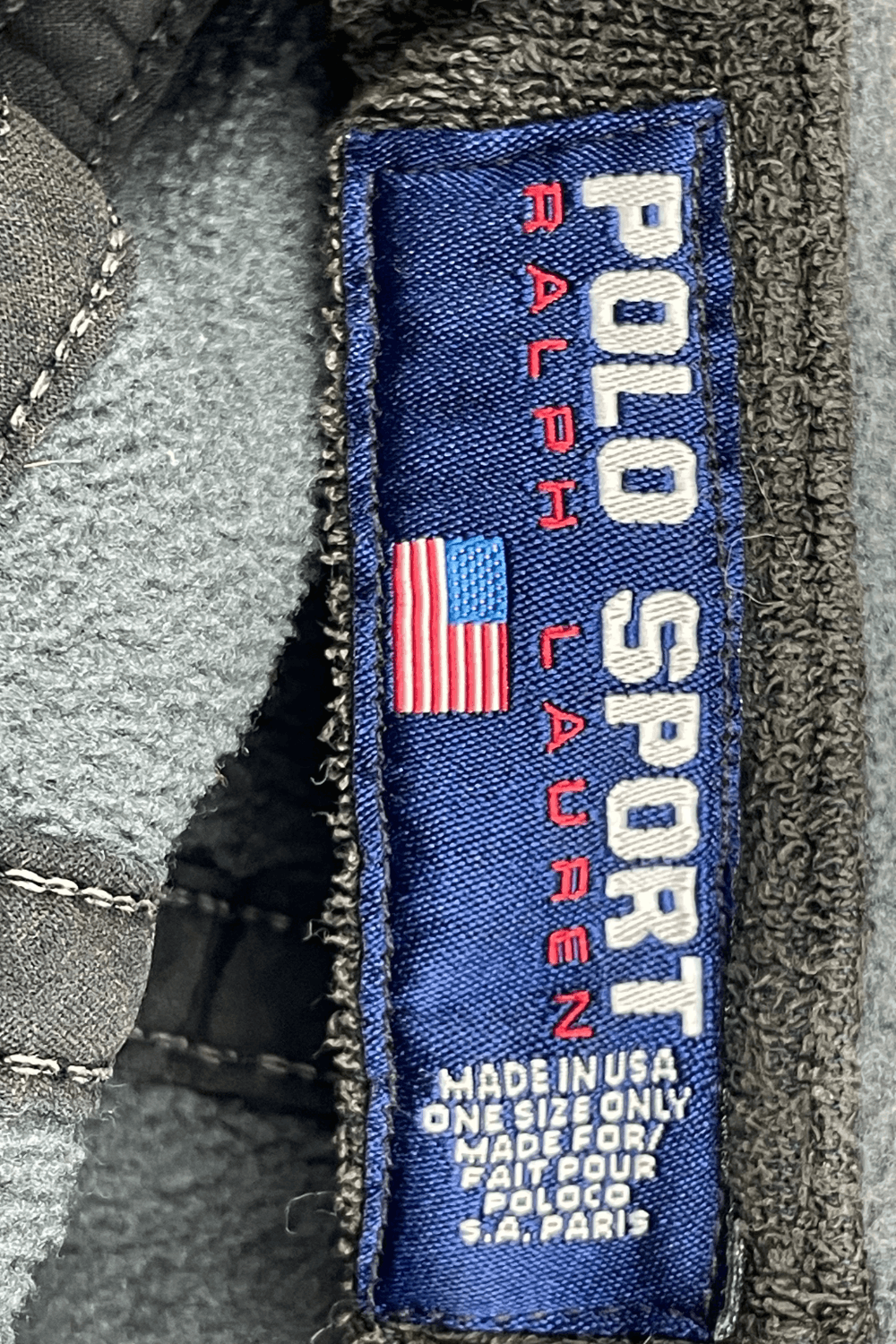 Polo Ralph Lauren MADE-IN-USA 90s POLO SPORT FLEECE CAP Size ONE SIZE - 6 Thumbnail