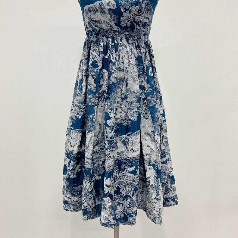 Dior Dior Jui printed dress Size XXS / US 00 / IT 34 - 5 Thumbnail