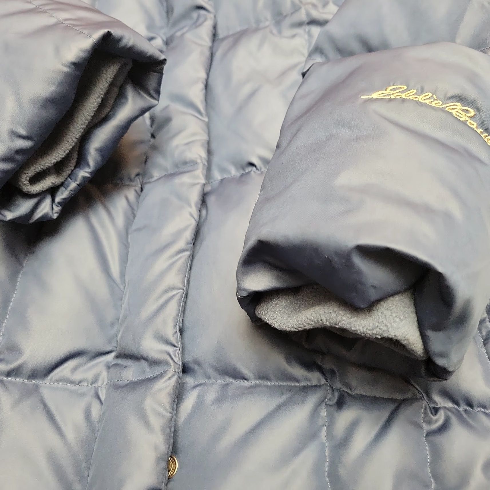 Eddie Bauer VINTAGE Eddie Bauer Down Coat Womens XS Blue Puffer Jacket Removable Hood Long Parka Size XS / US 0-2 / IT 36-38 - 3 Thumbnail