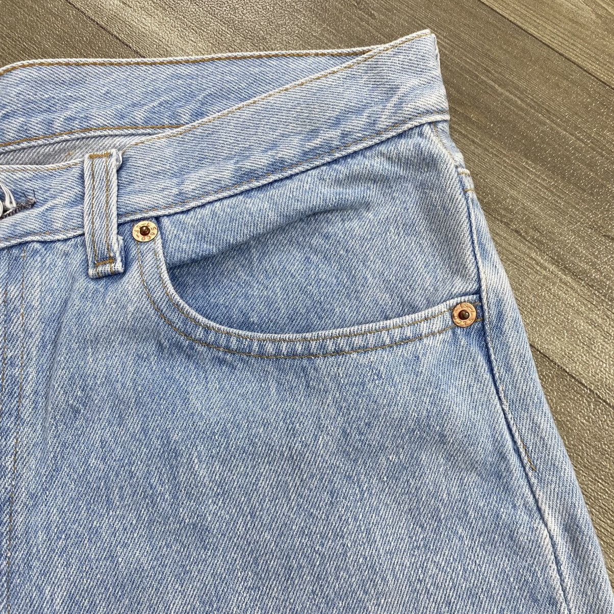 Levi's Vintage Clothing 1990s Vintage Levis 501 USA 34x36 Blue Jeans Size US 33 - 7 Thumbnail