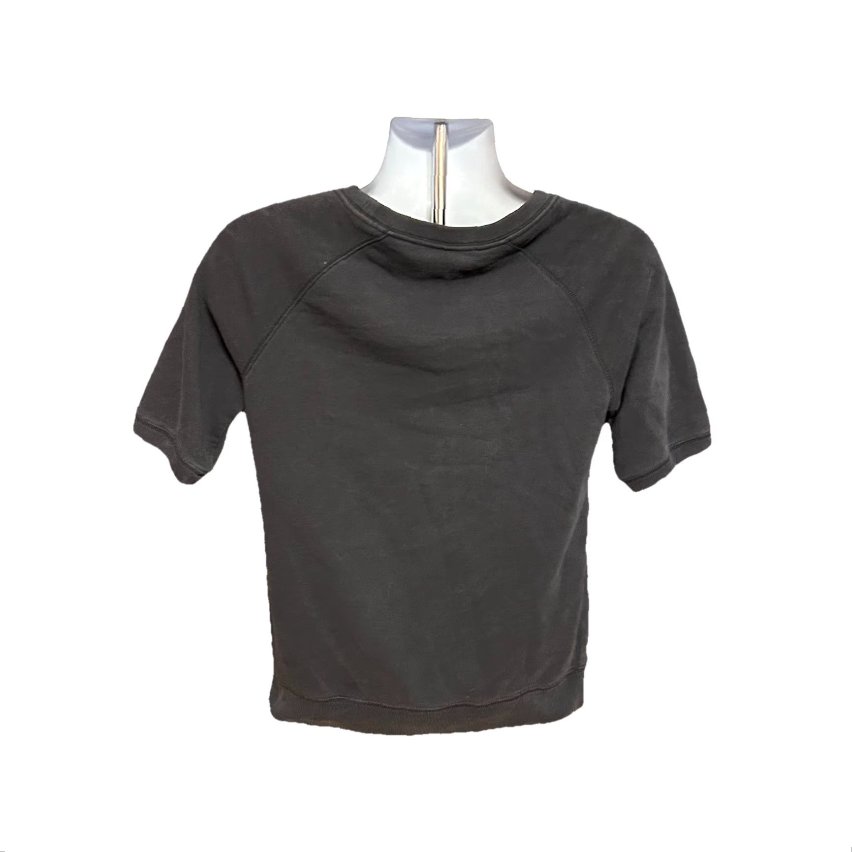 Nike Nike Short Sleeve Sweatshirt Women S Small Black Crew Neck Swoosh Logo Gym Run Size S / US 4 / IT 40 - 2 Thumbnail