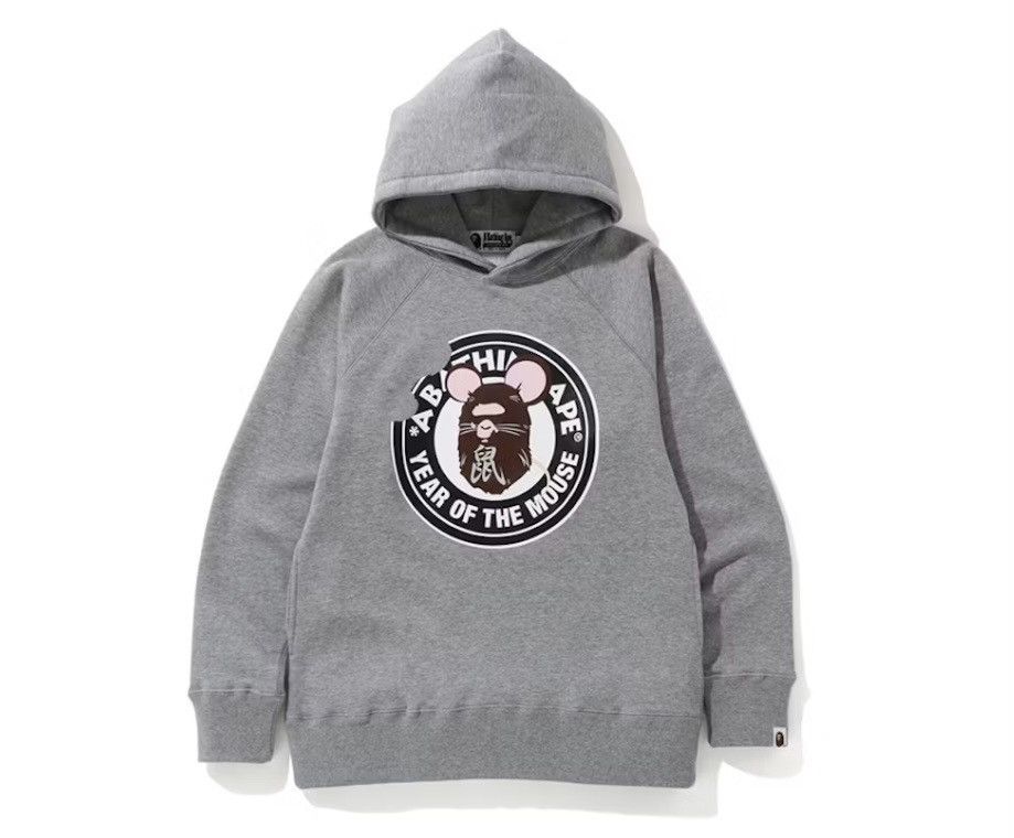 Bape BAPE Year of The Mouse Pullover Hoodie Size M Size US M / EU 48-50 / 2 - 1 Thumbnail