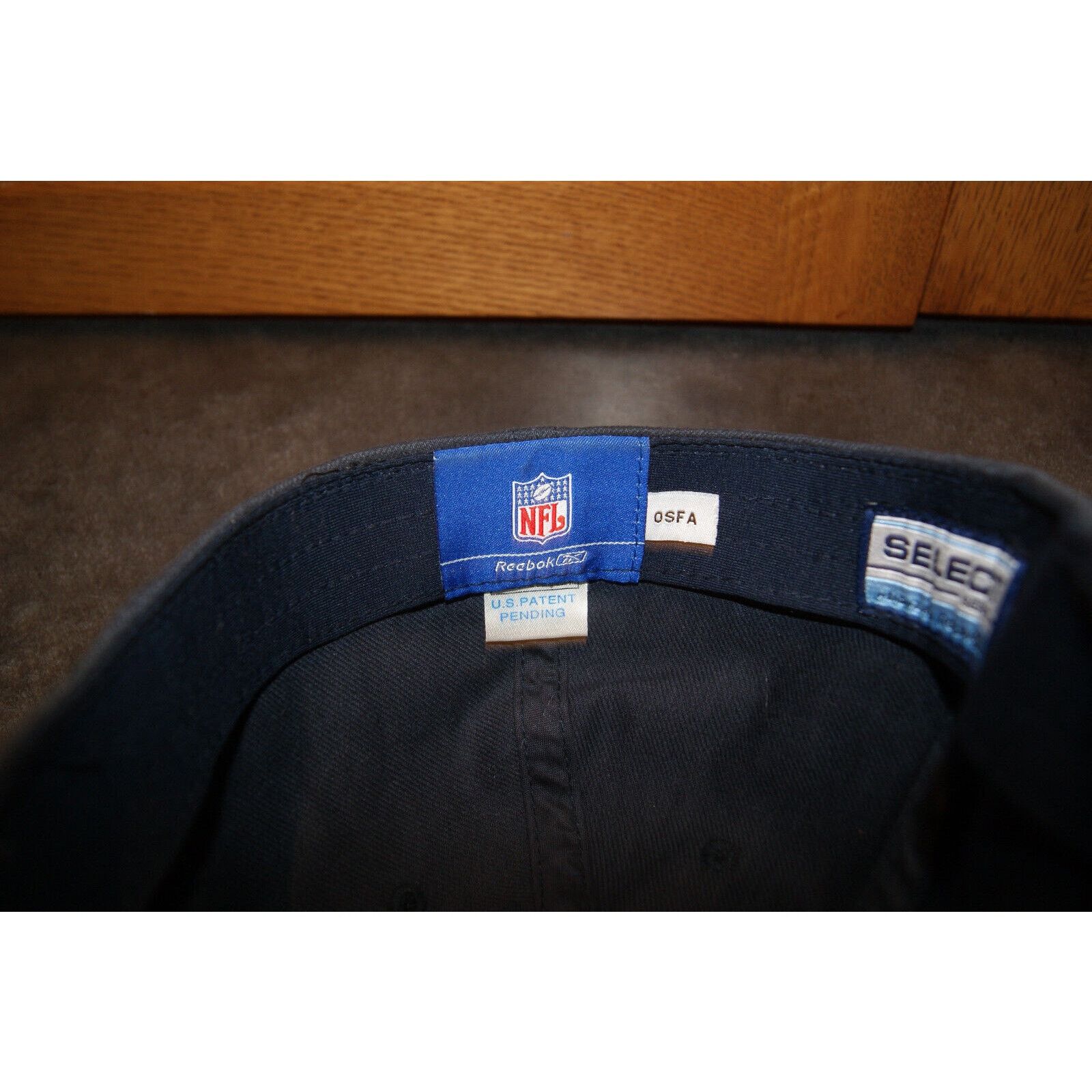 Reebok Chicago Bears Fitted OSFA Gray Blue Reebok Hat Cap Select Size ONE SIZE - 7 Thumbnail