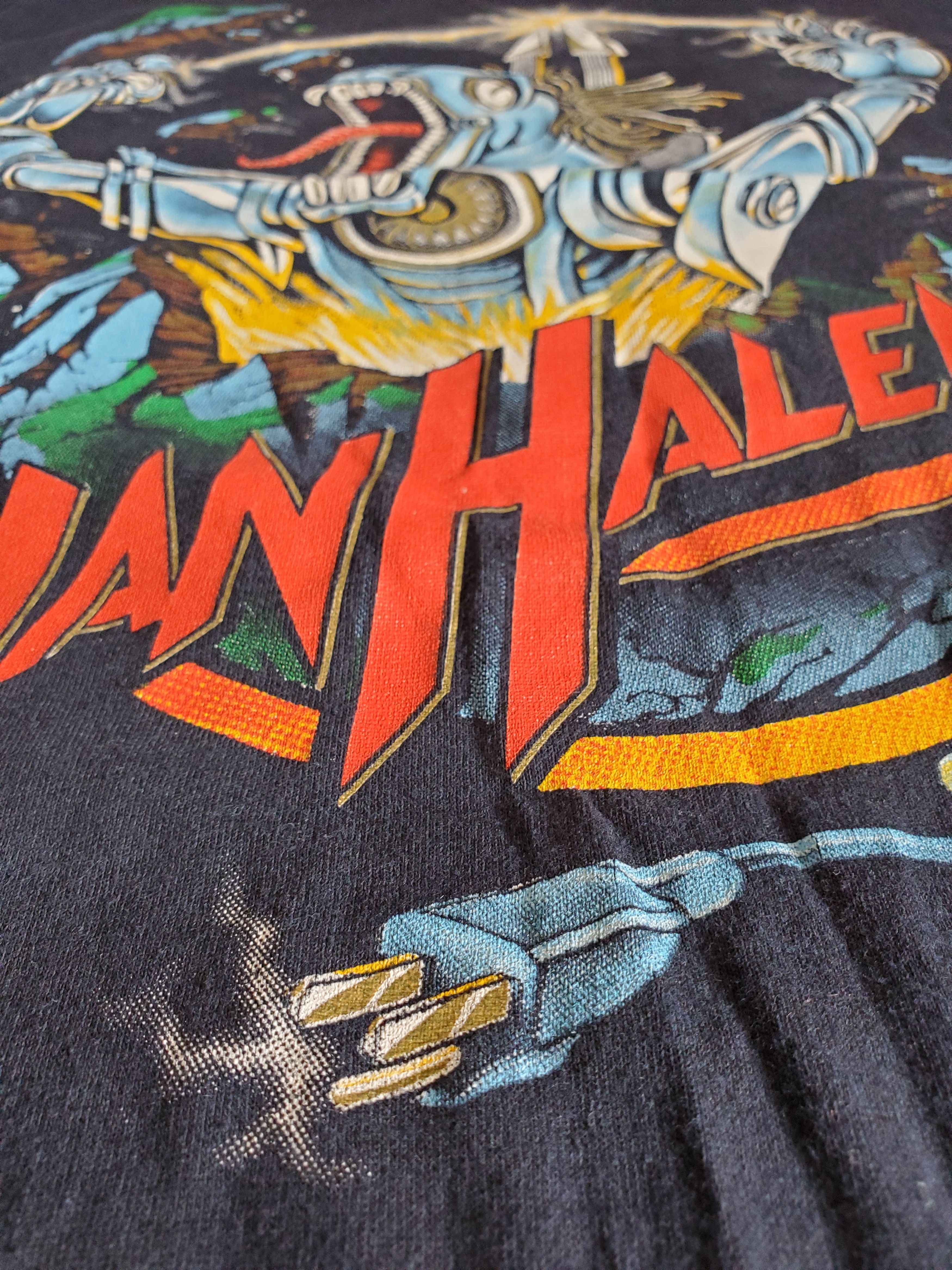 Van Halen kicks ass 80s robot godzilla