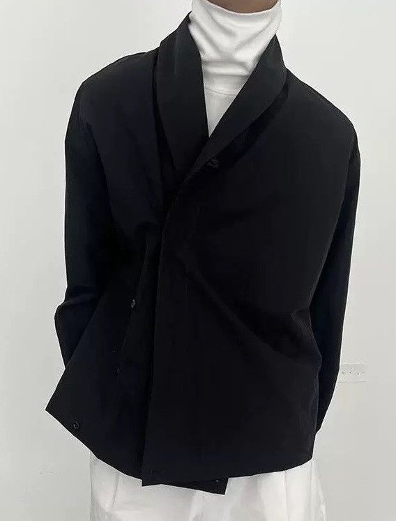 Japanese Brand × Vintage Avant garde fashion retro wrap jacket aesthetic Size US L / EU 52-54 / 3 - 2 Thumbnail