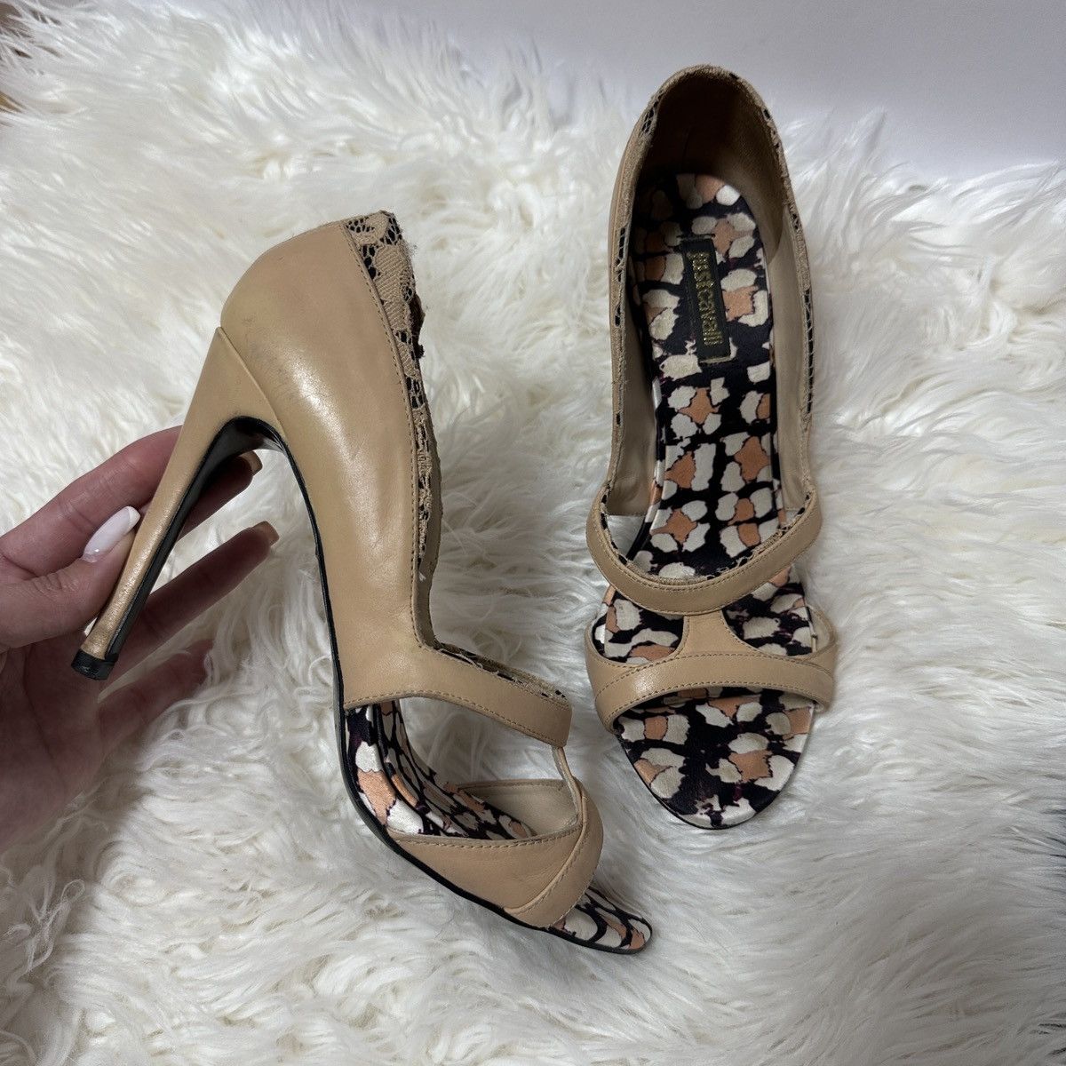 Just Cavalli Just Cavalli x Roberto Cavalli heels vintage size 38 Size US 7 / IT 37 - 2 Thumbnail