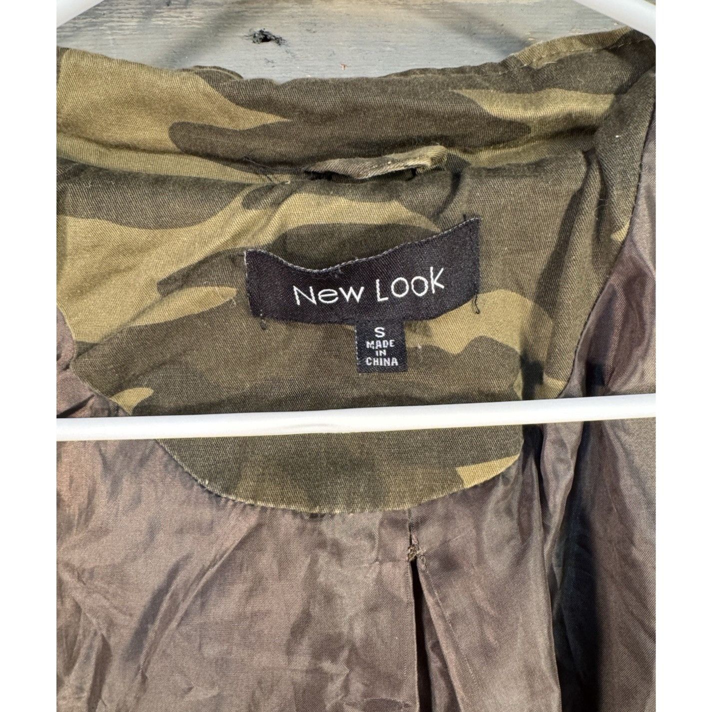 New Look NEW LOOK Women's Utility Military Camouflage Hooded Fitted Z Size S / US 4 / IT 40 - 6 Thumbnail