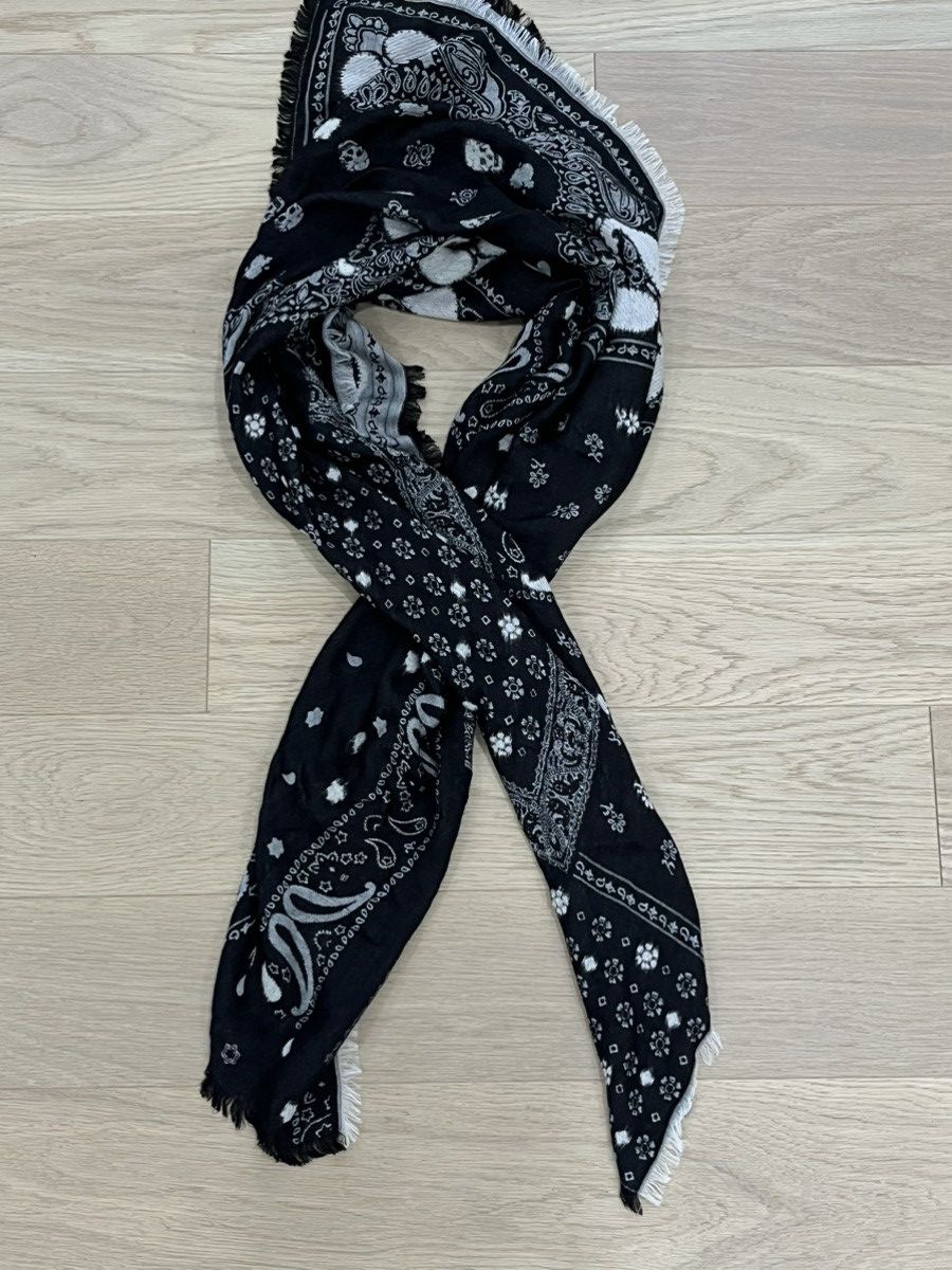 John Varvatos Double Sided Jacquard Paisley Scarf Size ONE SIZE - 15 Thumbnail