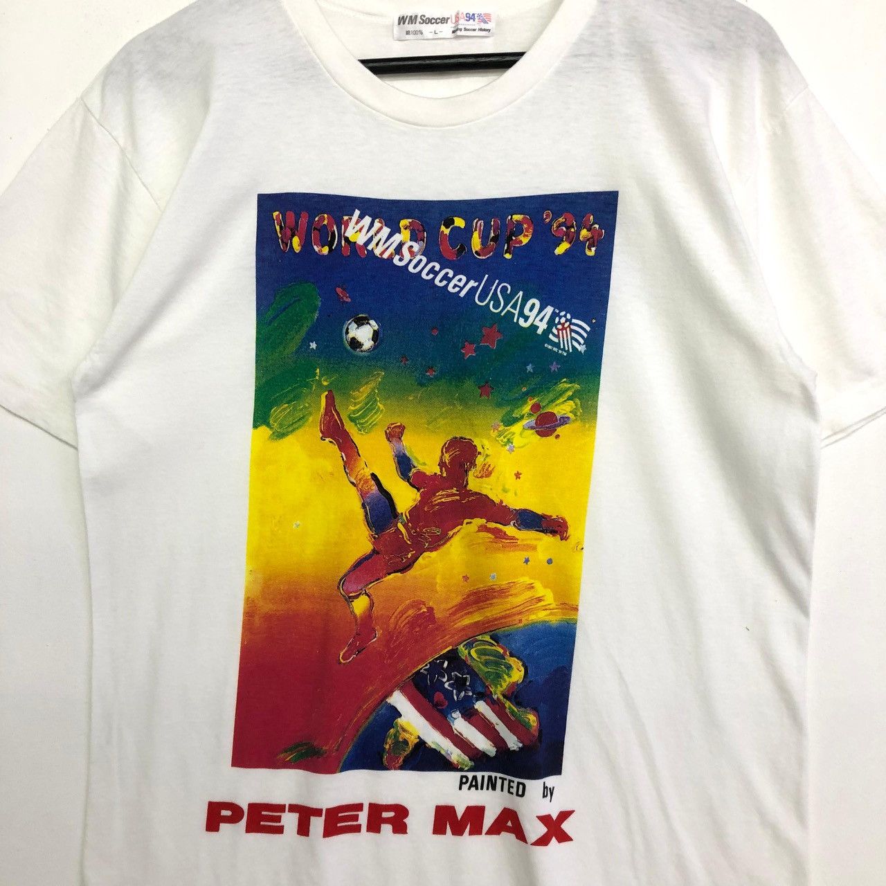 Art × Fifa World Cup × Vintage *Vintage 90s WORLD CUP 94 peter max 