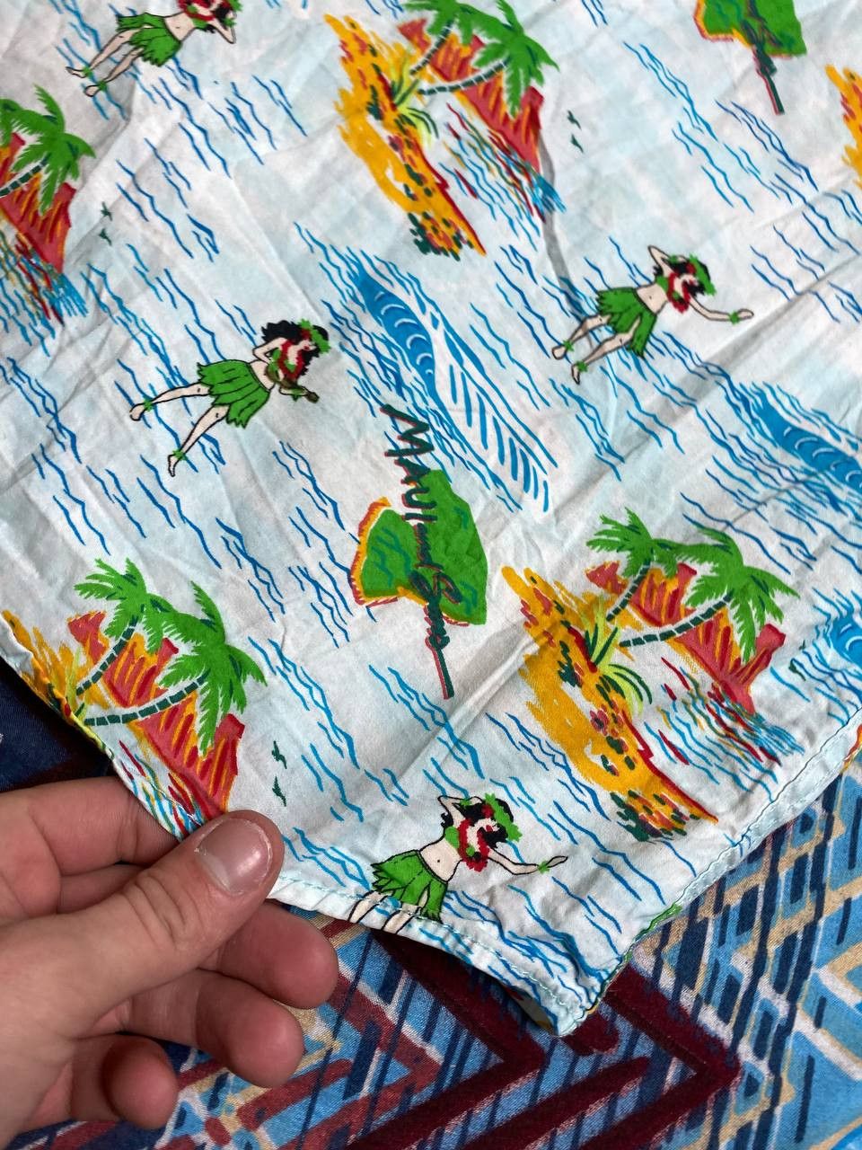 Vintage Vintage Maui And Sons HAWAIIIAN Cotton Rayon Shirt Size US S / EU 44-46 / 1 - 5 Thumbnail
