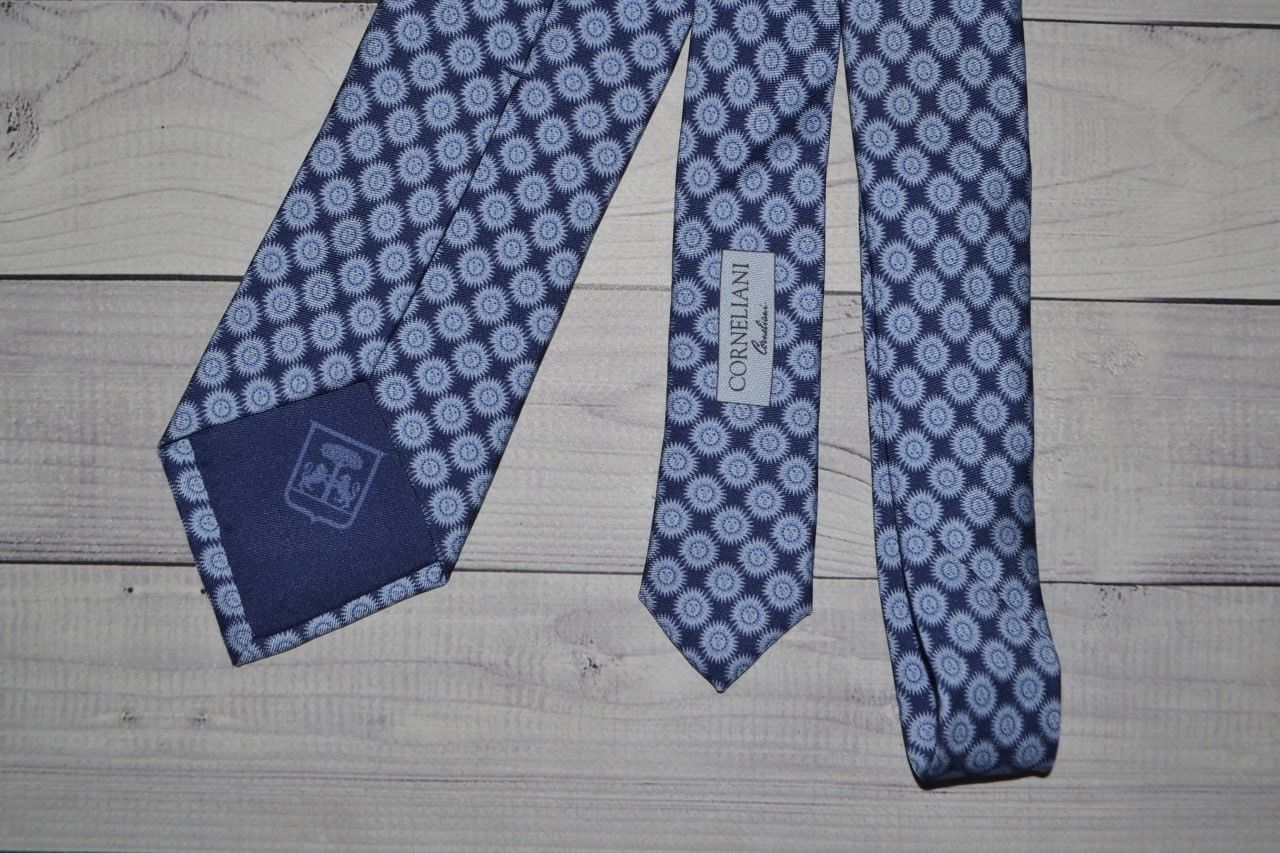 Corneliani Corneliani Blue Silk Tie Size ONE SIZE - 6 Thumbnail