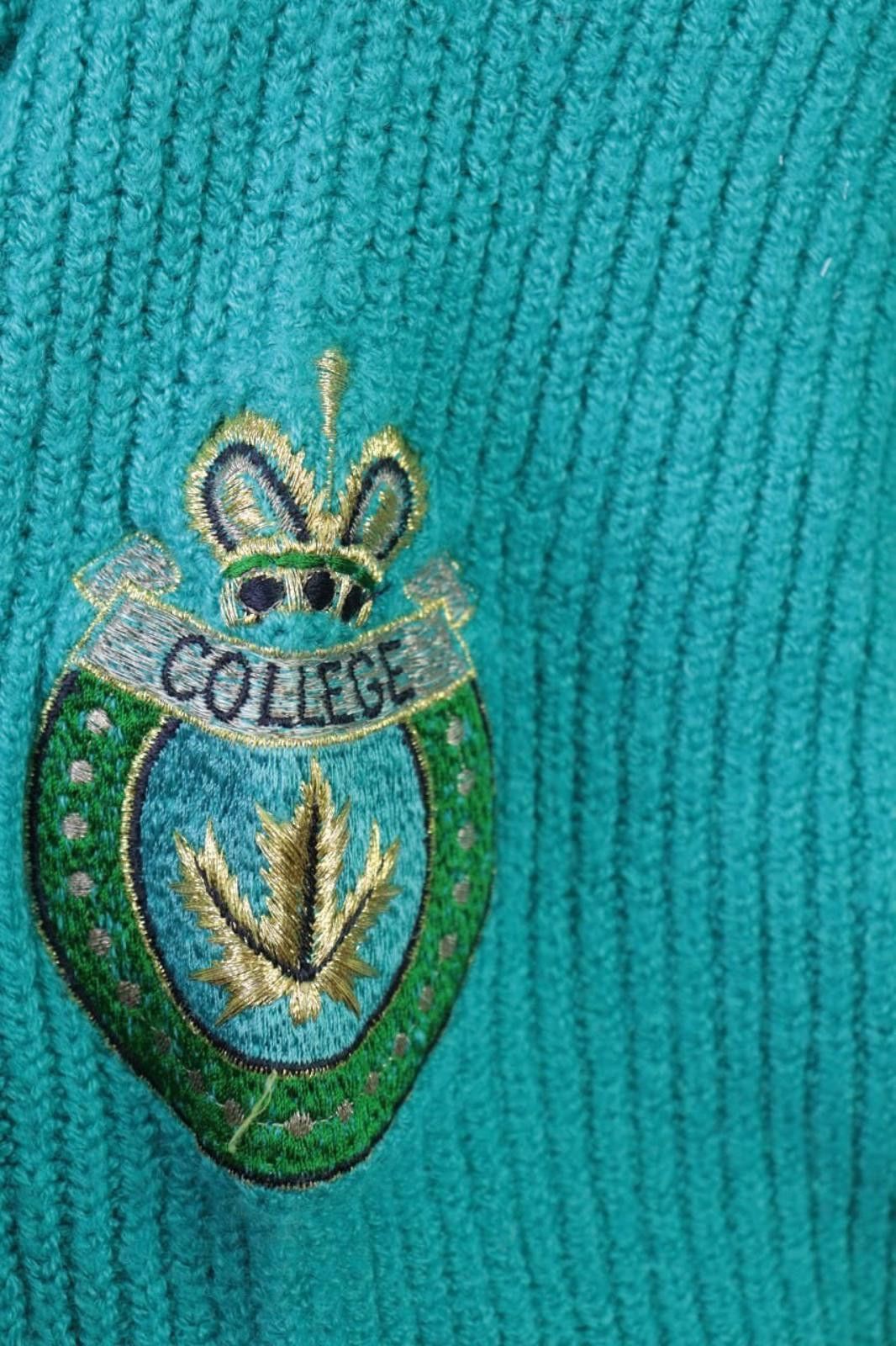 Christian Dior Monsieur Mondi Blue Colege Vintage Wool Knit 3 Sweater Size 38 / M Size M / US 6-8 / IT 42-44 - 8 Thumbnail