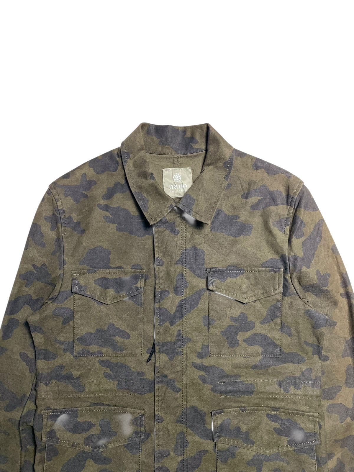 NANO universe 2000’s Nano Universe - Camo Pattern Work Jacket Size US S / EU 44-46 / 1 - 2 Thumbnail