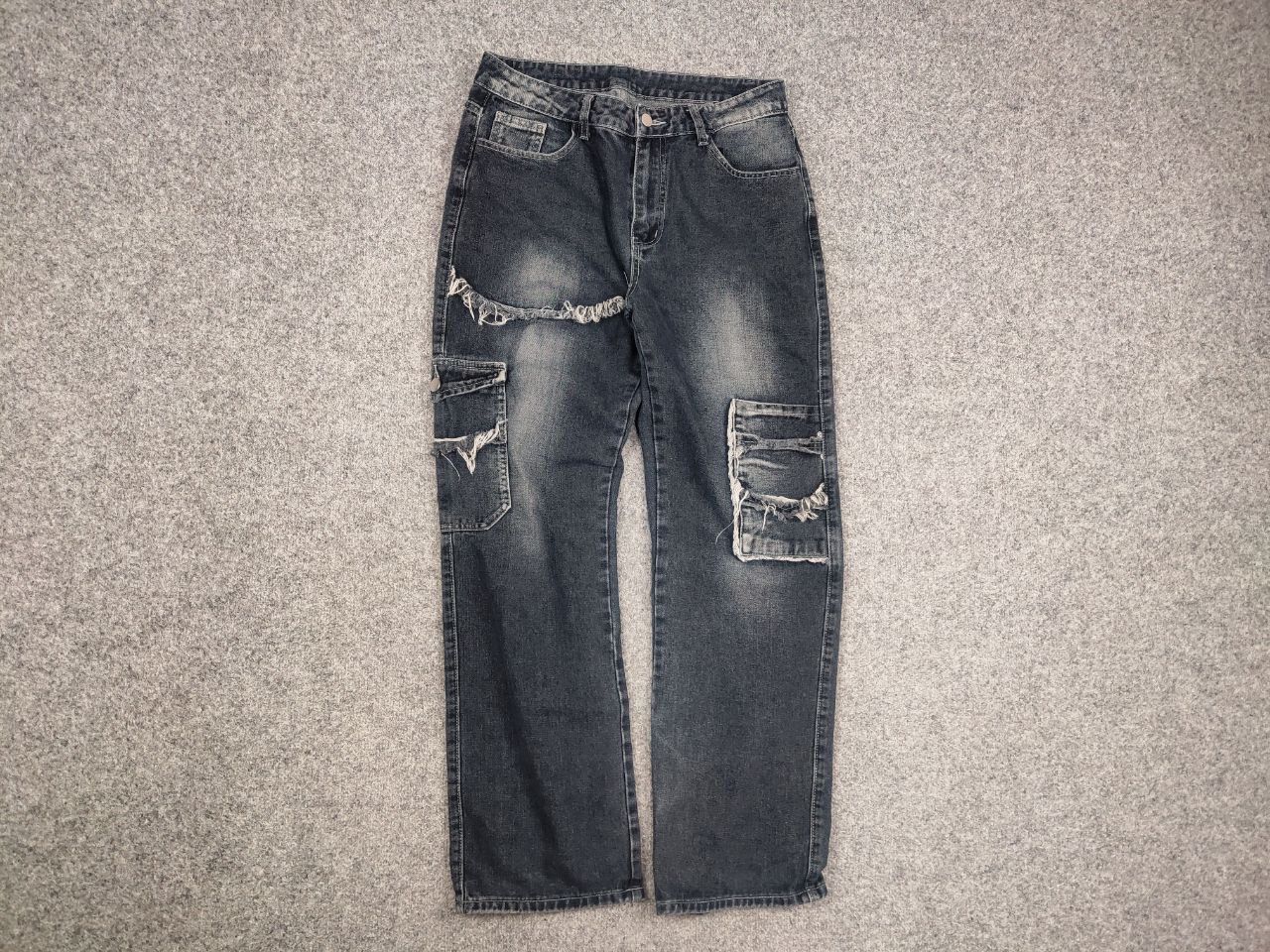 Hysteric Glamour Vtg Japan If six was nine l.g.b Style Cargo Denim Jeans Size US 32 / EU 48 - 7 Thumbnail