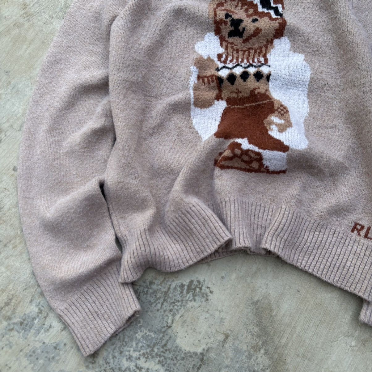Polo Ralph Lauren Vintage 90s Polo Ralph Lauren Knitwear Size US L / EU 52-54 / 3 - 3 Thumbnail