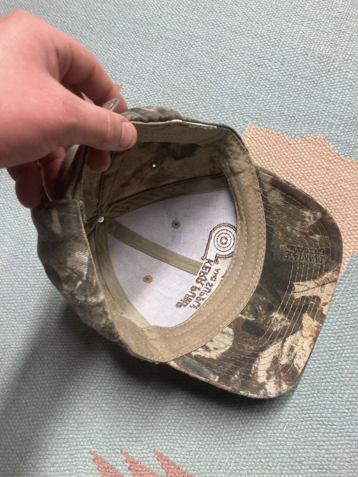 Realtree × Vintage Vtg Strapback hat camo Kerr pump and supply realtree Size ONE SIZE - 6 Thumbnail