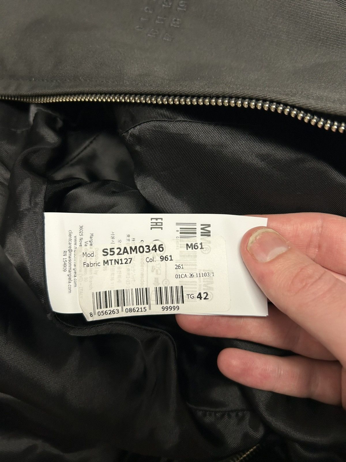 Maison Margiela SS2026 Mirrored Two-Tone Zip Jacket Size US S / EU 44-46 / 1 - 8 Thumbnail