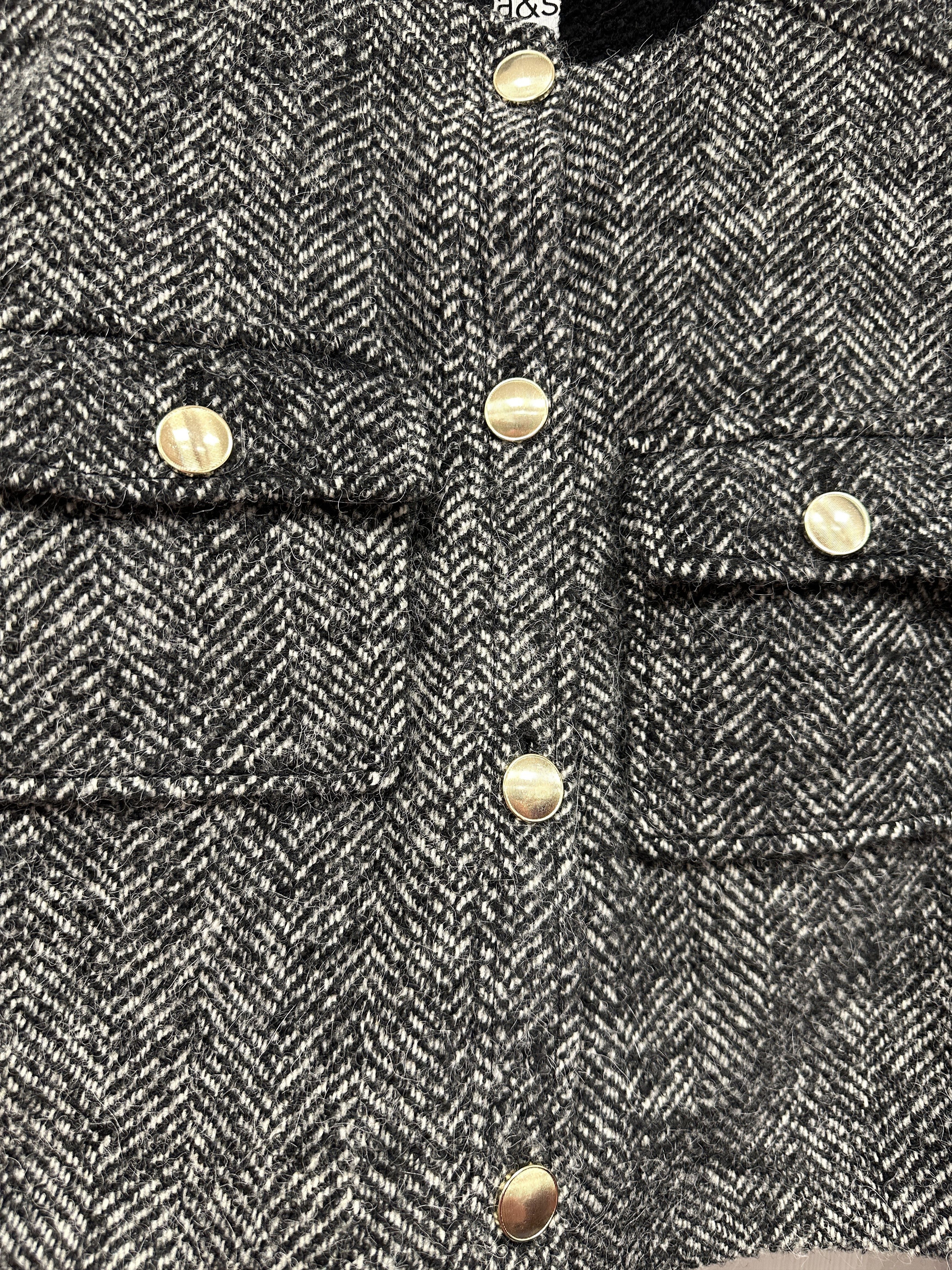 ba&sh Tweed jacket grey Size S / US 4 / IT 40 - 5 Thumbnail