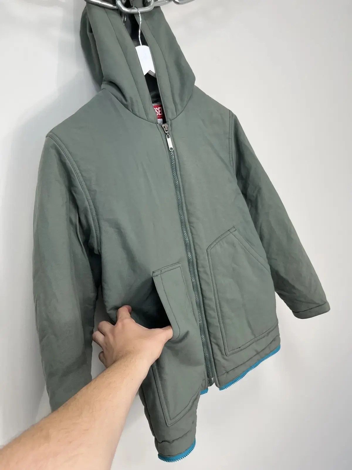 Diesel × Vintage Vintage Diesel Women's Y2K Hype Avant Garde Japanese Jacket Size L / US 10 / IT 46 - 4 Thumbnail