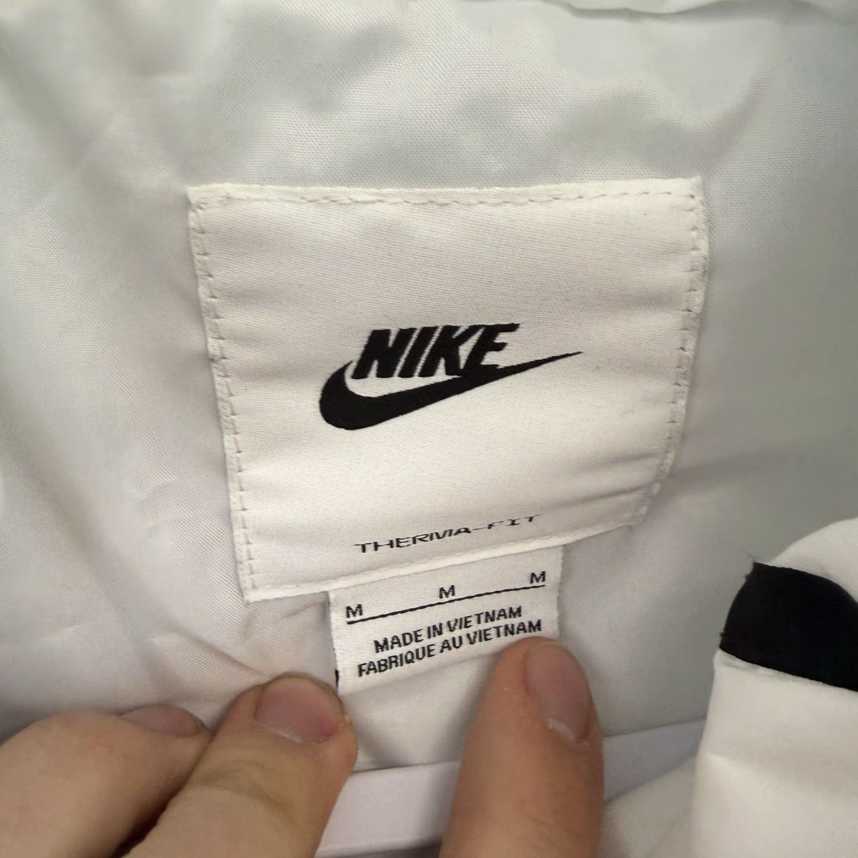 Nike Nike Women's Therma-Fit Repel Quilted Parka White M Coat DJ6999-100 Long Size M / US 6-8 / IT 42-44 - 3 Thumbnail