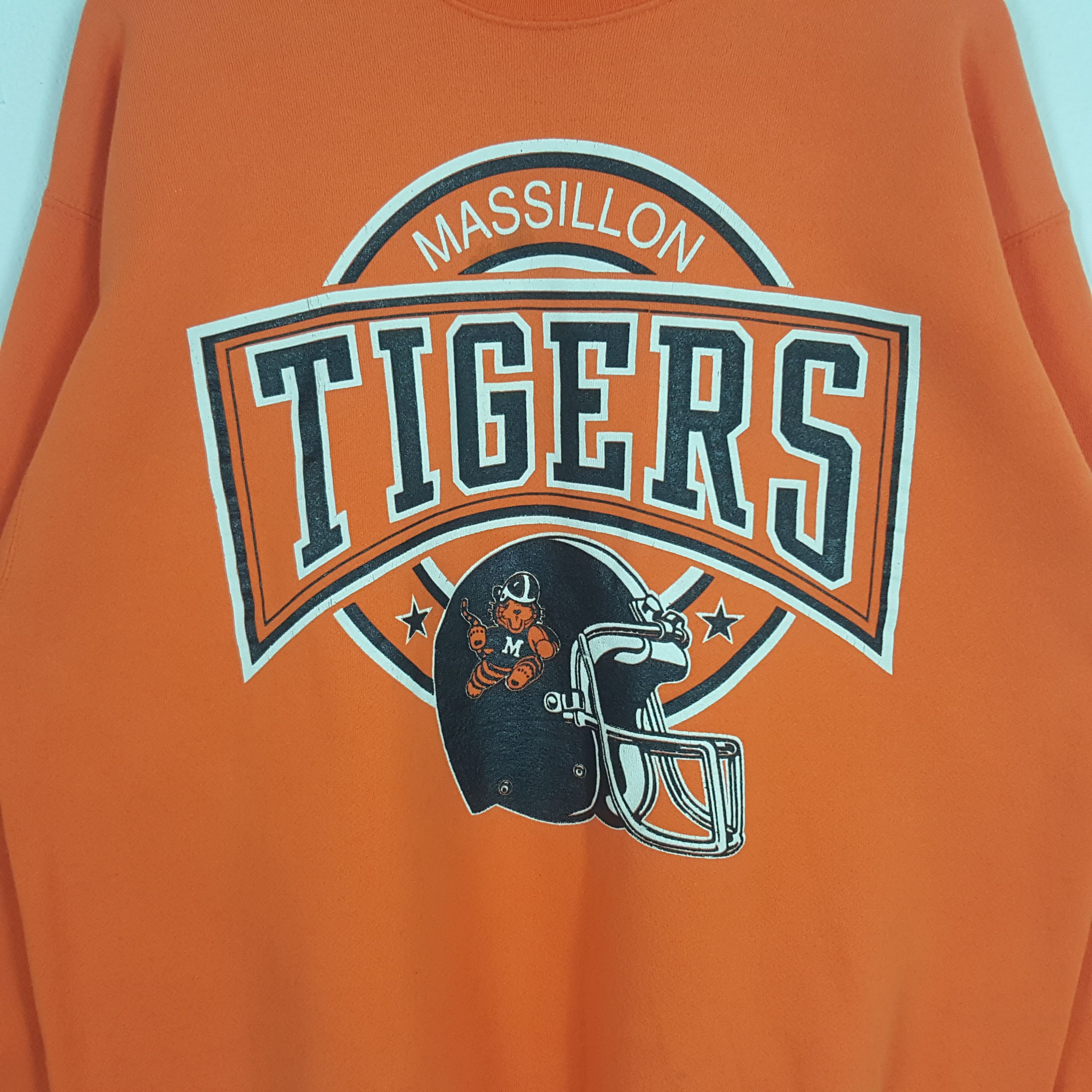 NFL × Vintage Vintage Tiger Massillon American Football Team Sweatshirt Size US L / EU 52-54 / 3 - 2 Thumbnail